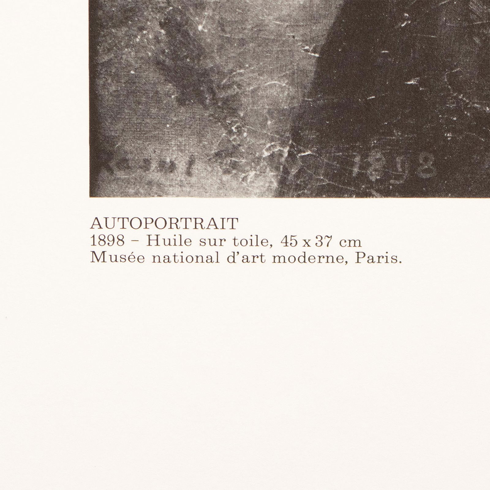 1970 After Raoul Dufy "Self-Portrait", Black and White Parisian Print - 4