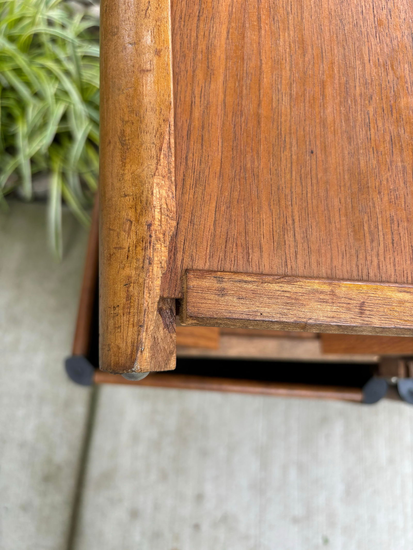 1960s Mid-Century Modern Mid Century Mahogany Wooden Trash Can Planter Pot - Set of 3 - 9