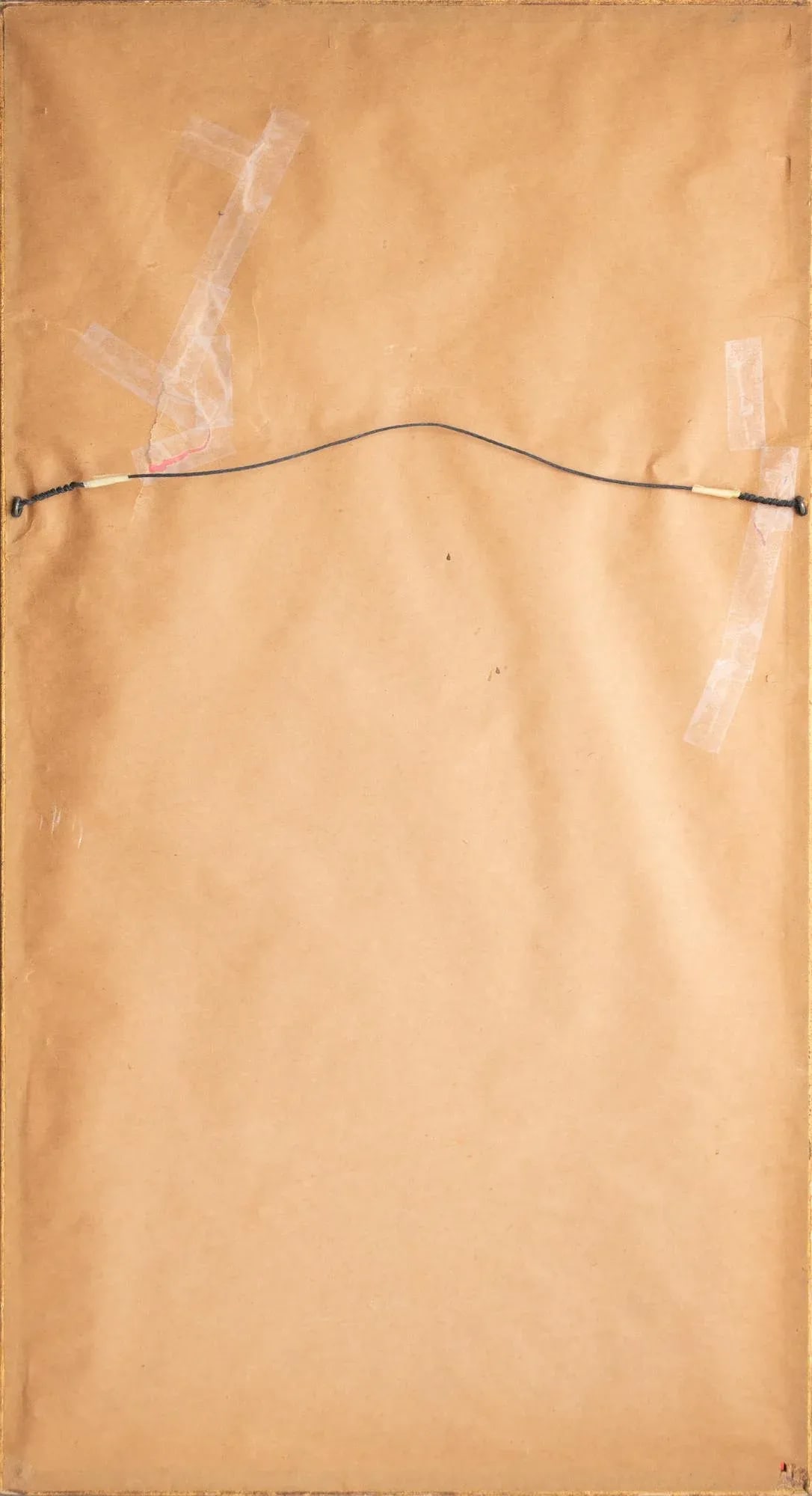 Early 20th Century Meiji to Early Showa Japanese Watercolor Painting of a Woman Carrying Mt Fuji on - 12