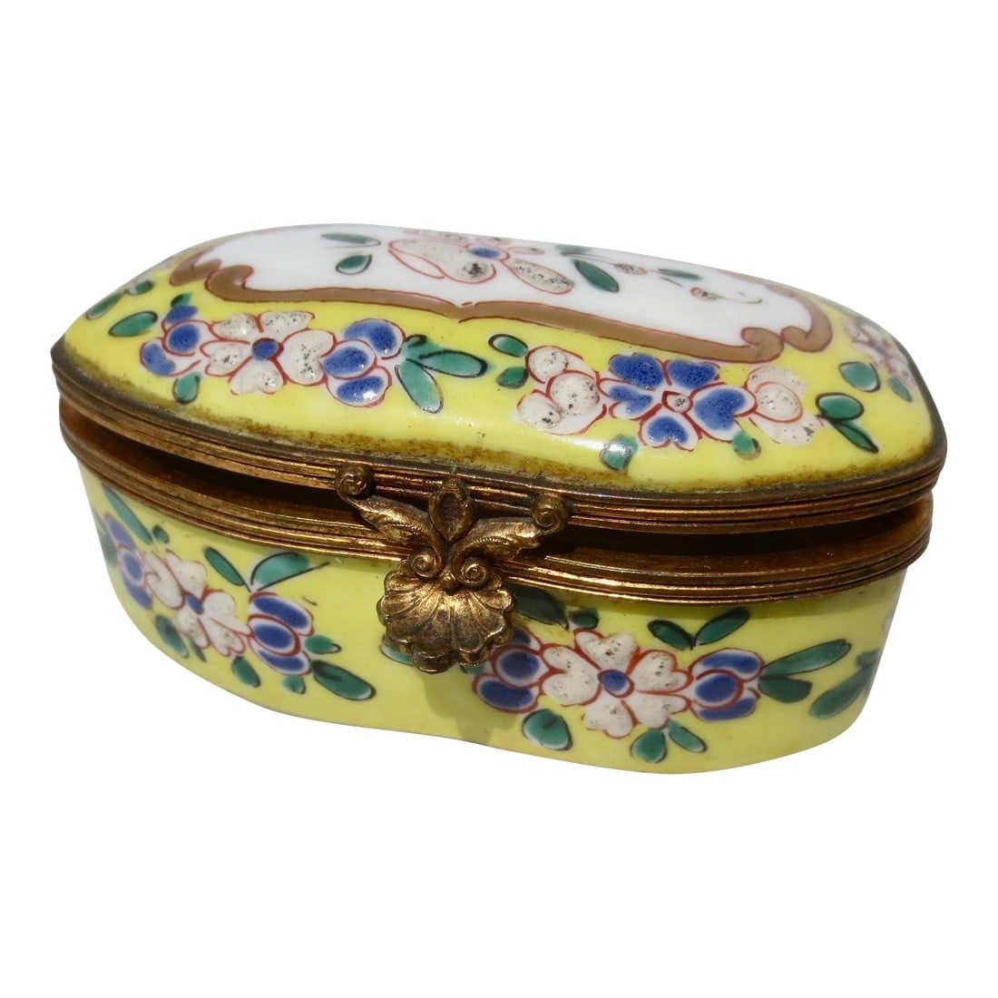 Antique French Porcelain Vanity Box (1 of 8)