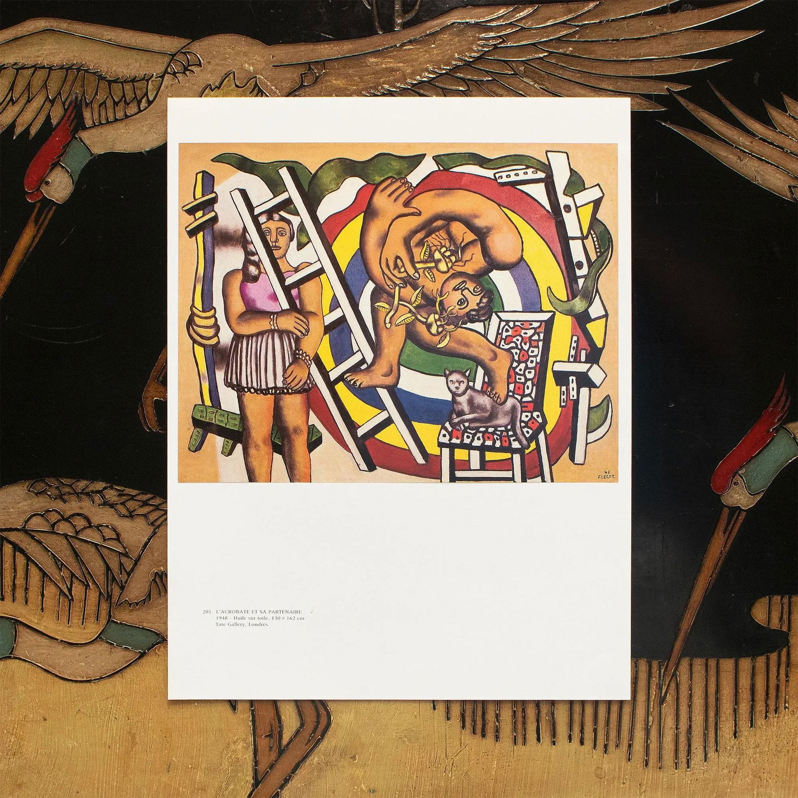 1990 After Fernand Leger "The Acrobat and His Partner", Full-Color Parisian Print - 4