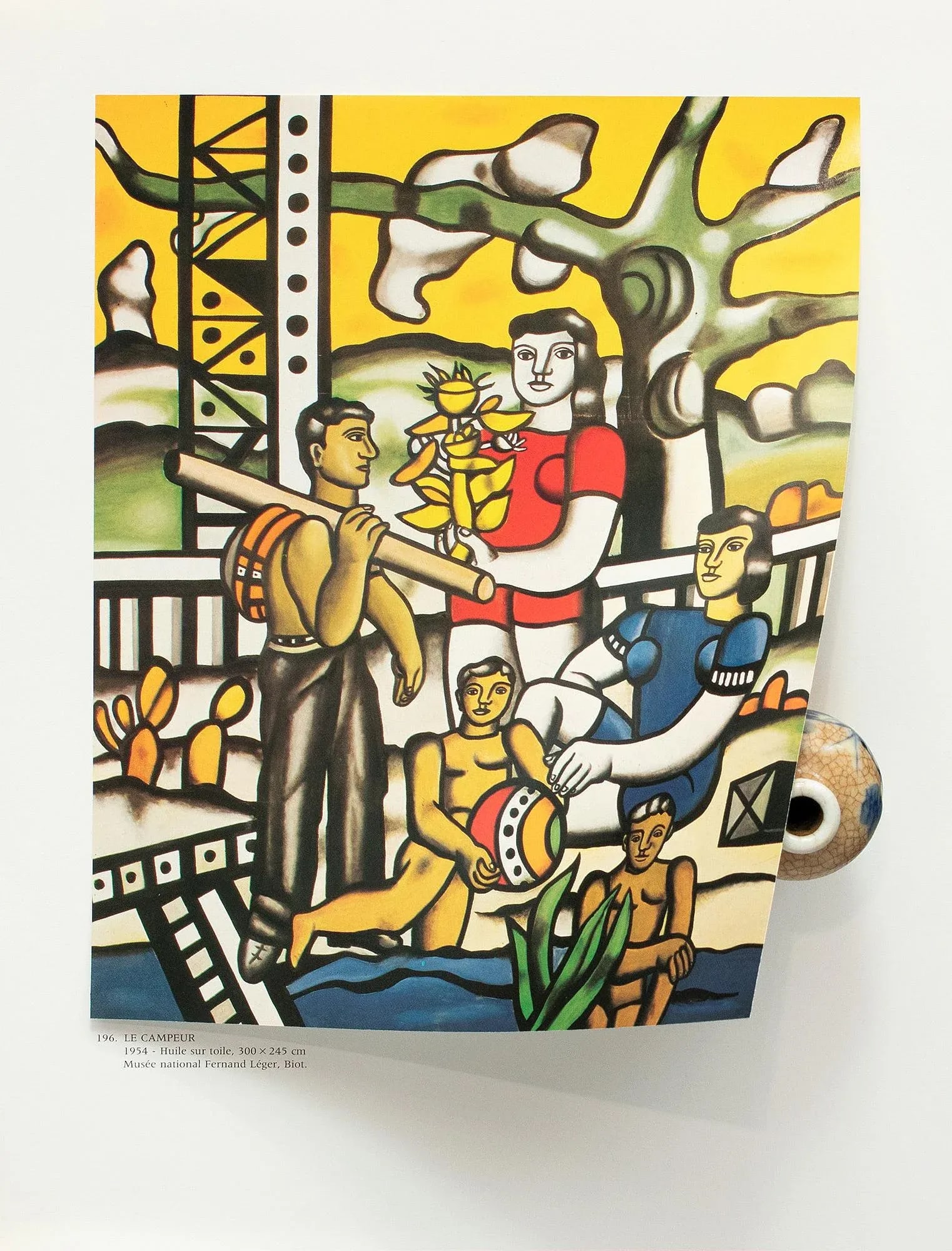 1990 After Fernand Leger "The Campers", Full-Color Parisian Print - 4