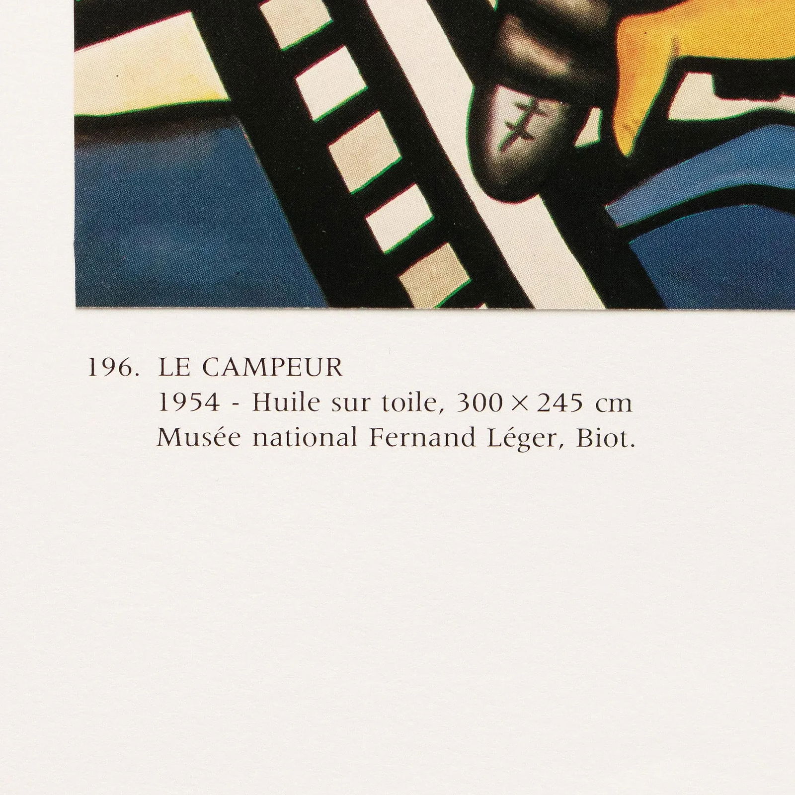 1990 After Fernand Leger "The Campers", Full-Color Parisian Print - 5