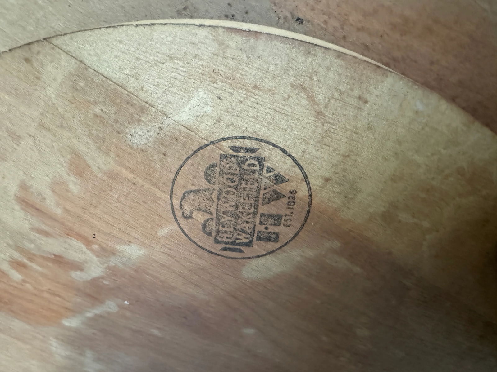 1940s Leo Jiranek by Heywood-Wakefield Round Coffee Table With Lazy Susan, Maple Finish - 4