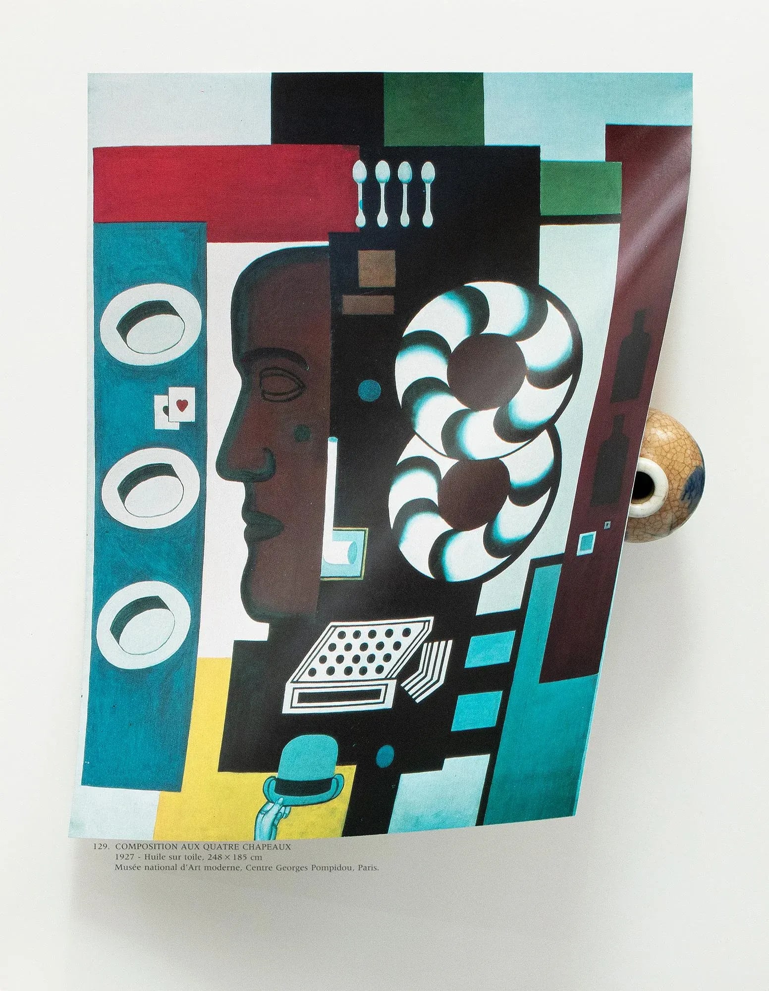 1990 After Fernand Leger "Composition With Four Hats", Full-Color Parisian Print - 4