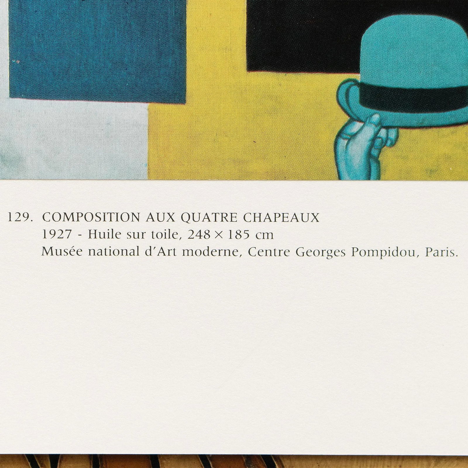 1990 After Fernand Leger "Composition With Four Hats", Full-Color Parisian Print - 6