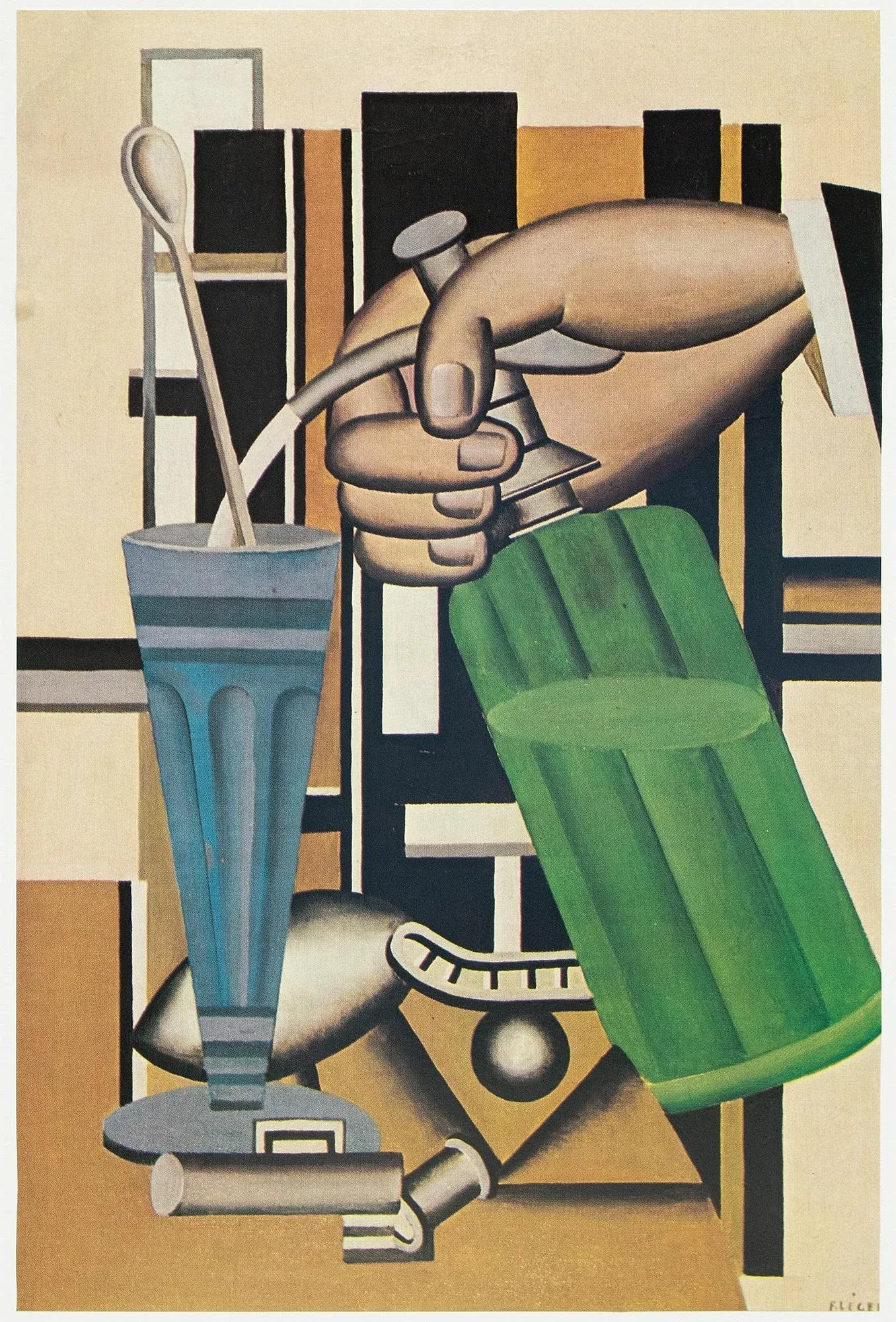 1990 After Fernand Leger "The Siphon", Full-Color Parisian Print - 2