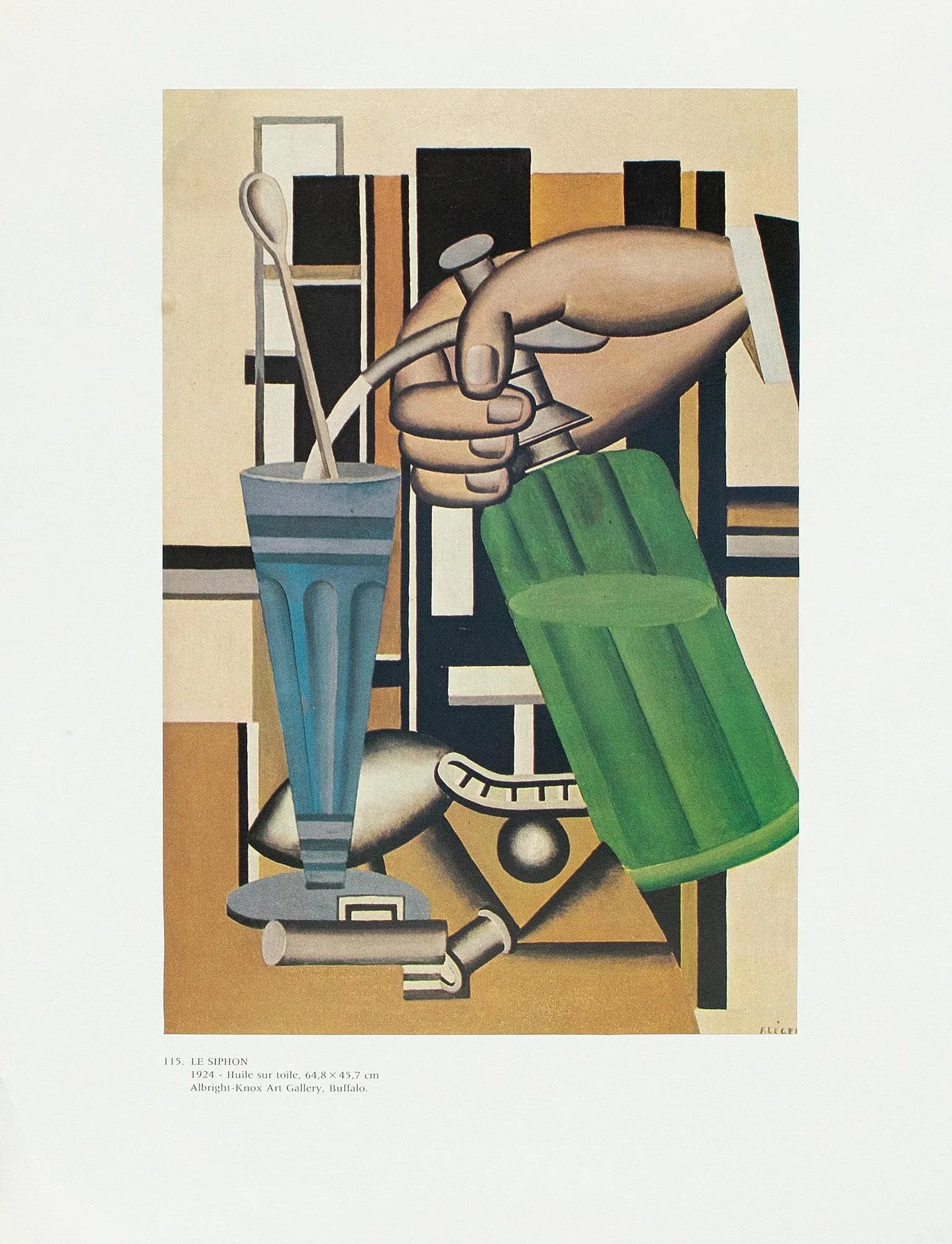 1990 After Fernand Leger "The Siphon", Full-Color Parisian Print - 4