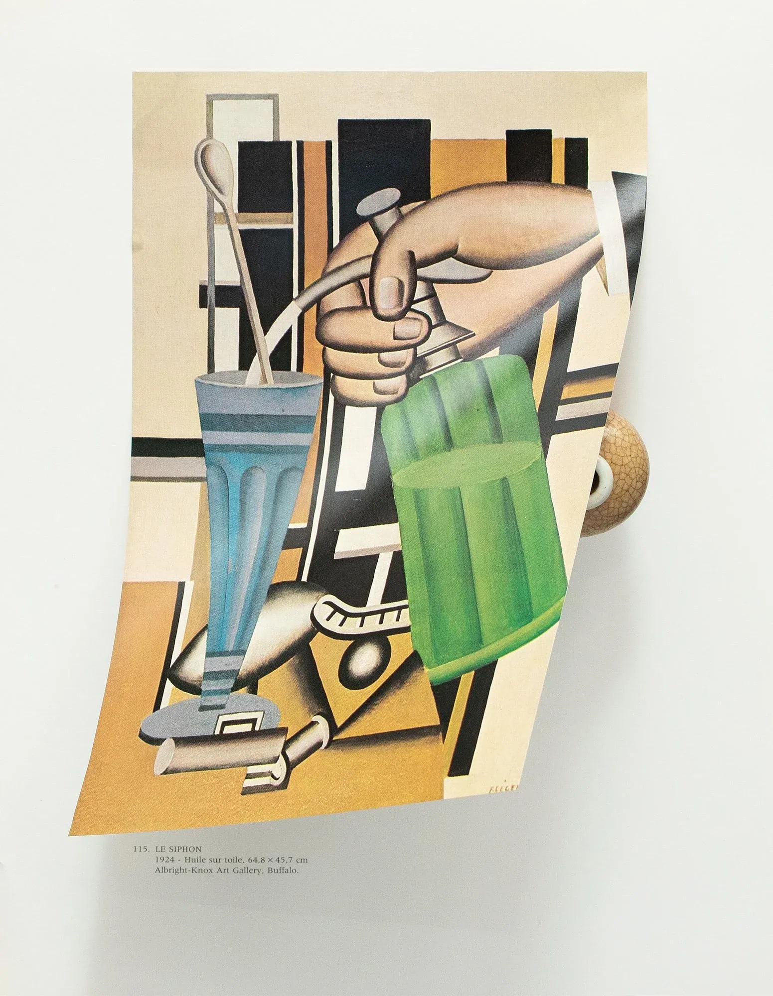 1990 After Fernand Leger "The Siphon", Full-Color Parisian Print - 5