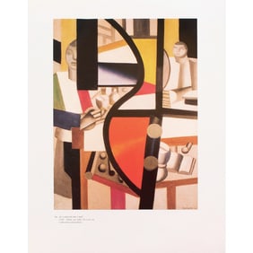 1990 After Fernand Leger "The Coffee Boy", Full-Color Parisian Print