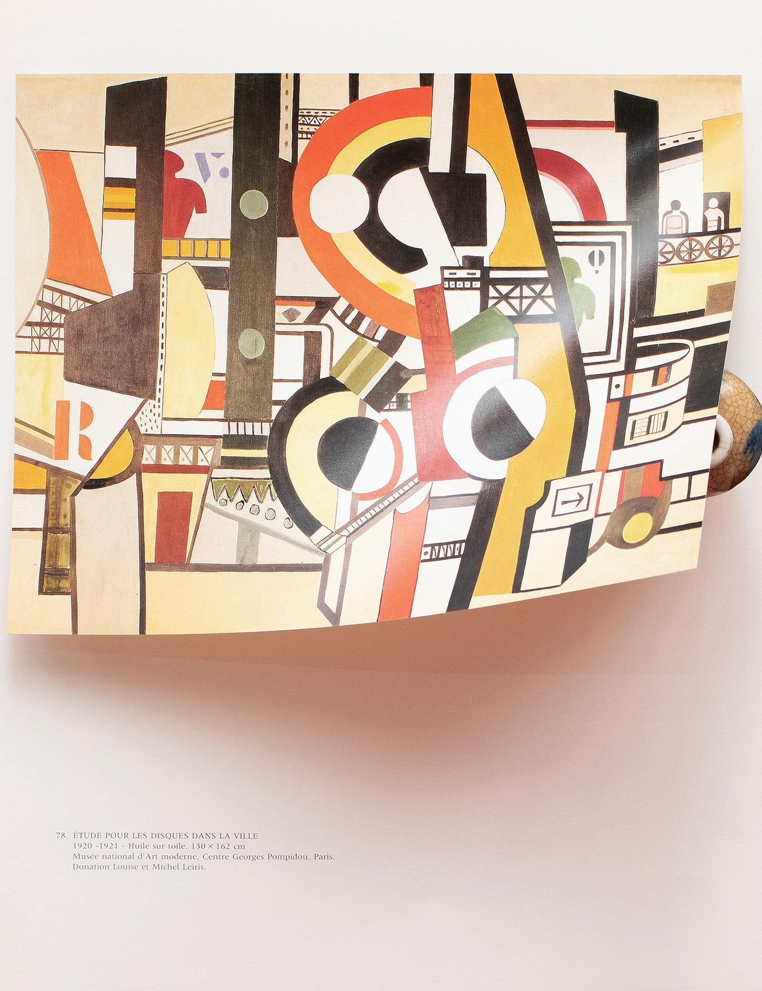 1990 After Fernand Leger "Study for Disks in the City", Full-Color Parisian Print - 4