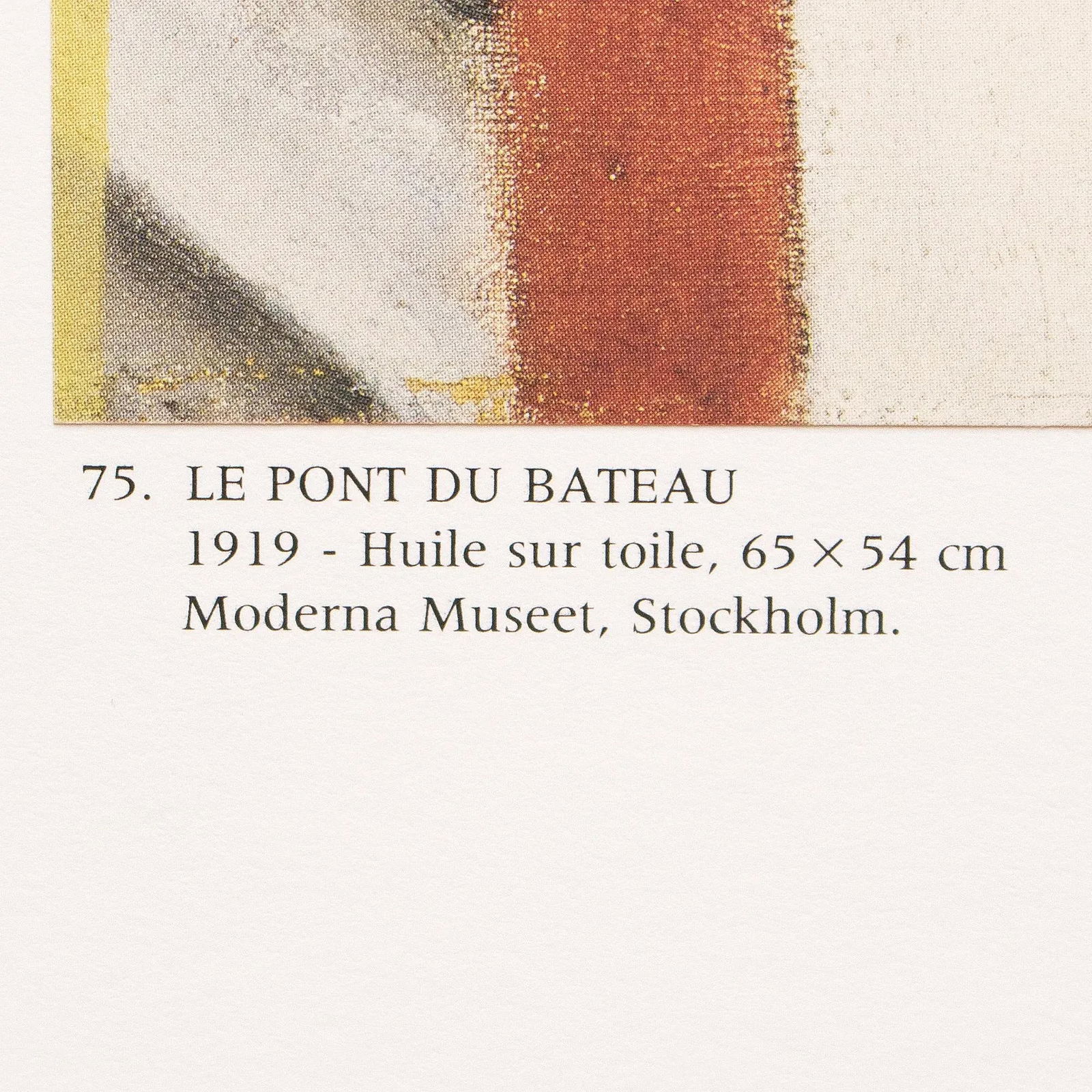 1990 After Fernand Leger "The Bridge of the Boat", Full-Color Parisian Print - 5