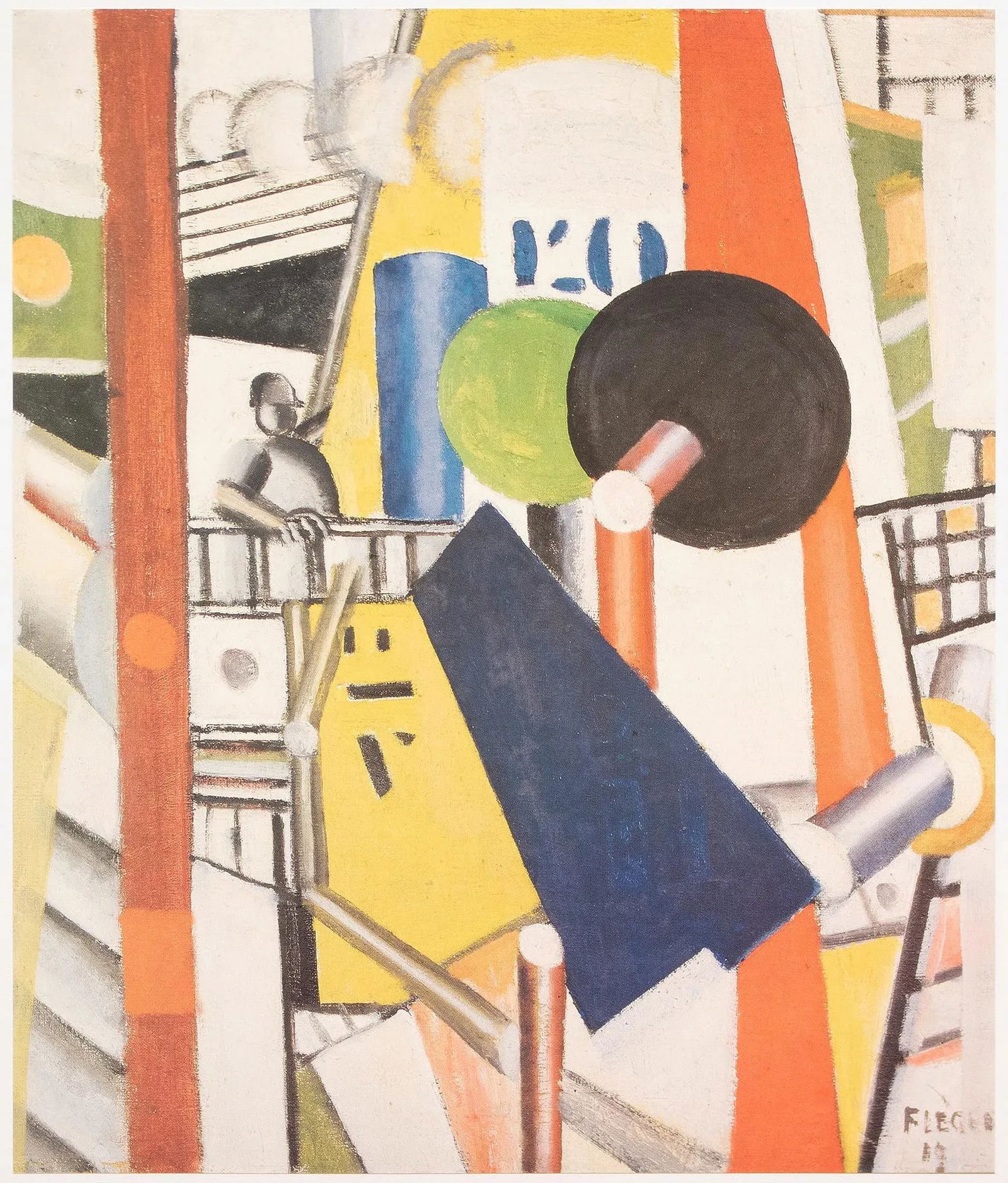 1990 After Fernand Leger "The Bridge of the Boat", Full-Color Parisian Print - 7
