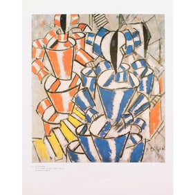 1990 After Fernand Leger "The Staircase (1913)", Full-Color Parisian Print