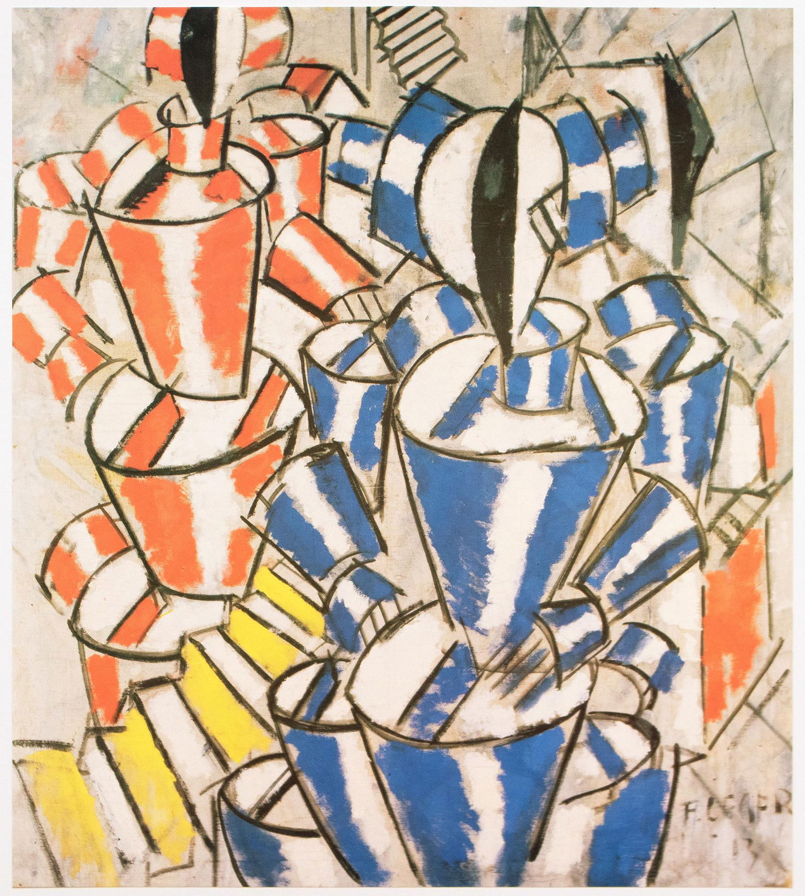 1990 After Fernand Leger "The Staircase (1913)", Full-Color Parisian Print - 7