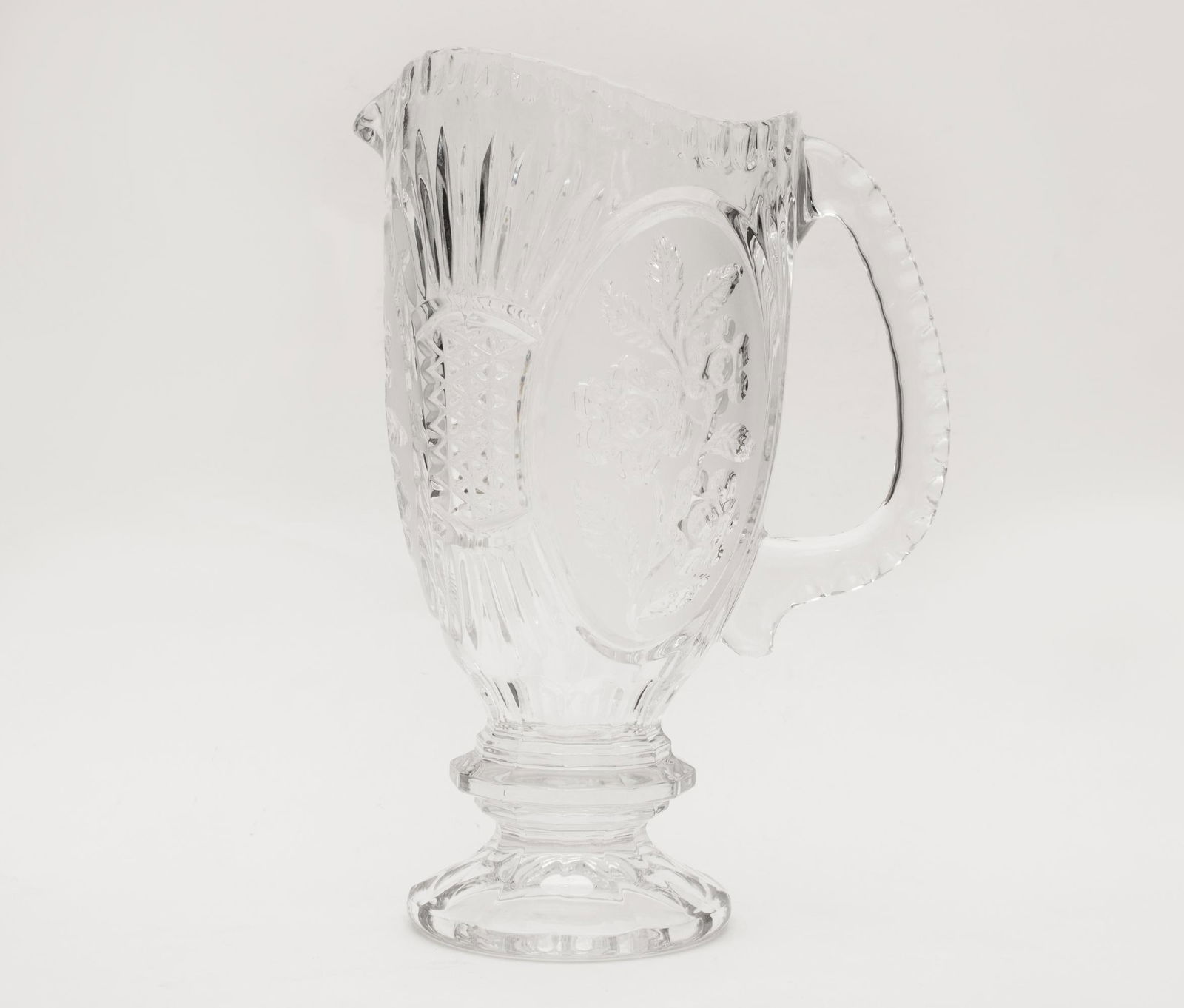 European Crystal Large Vase or Pitcher, 1970s - 12