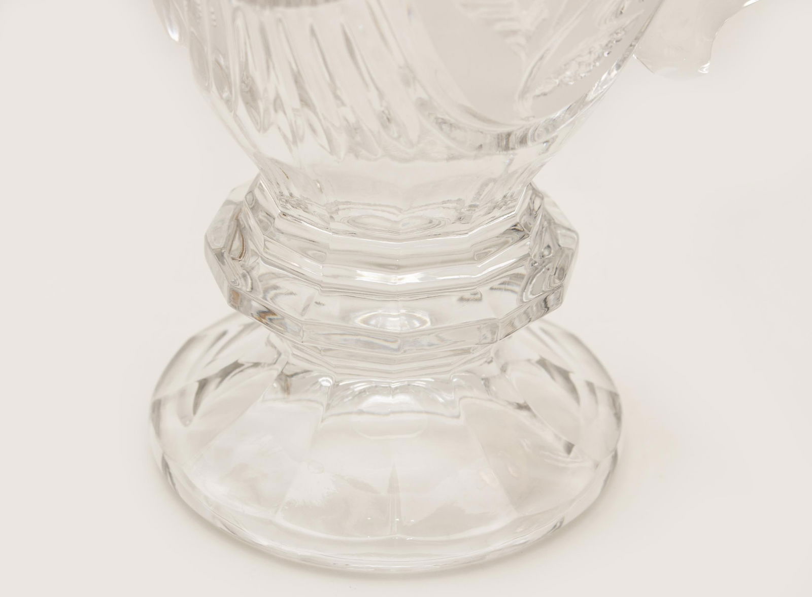 European Crystal Large Vase or Pitcher, 1970s - 8