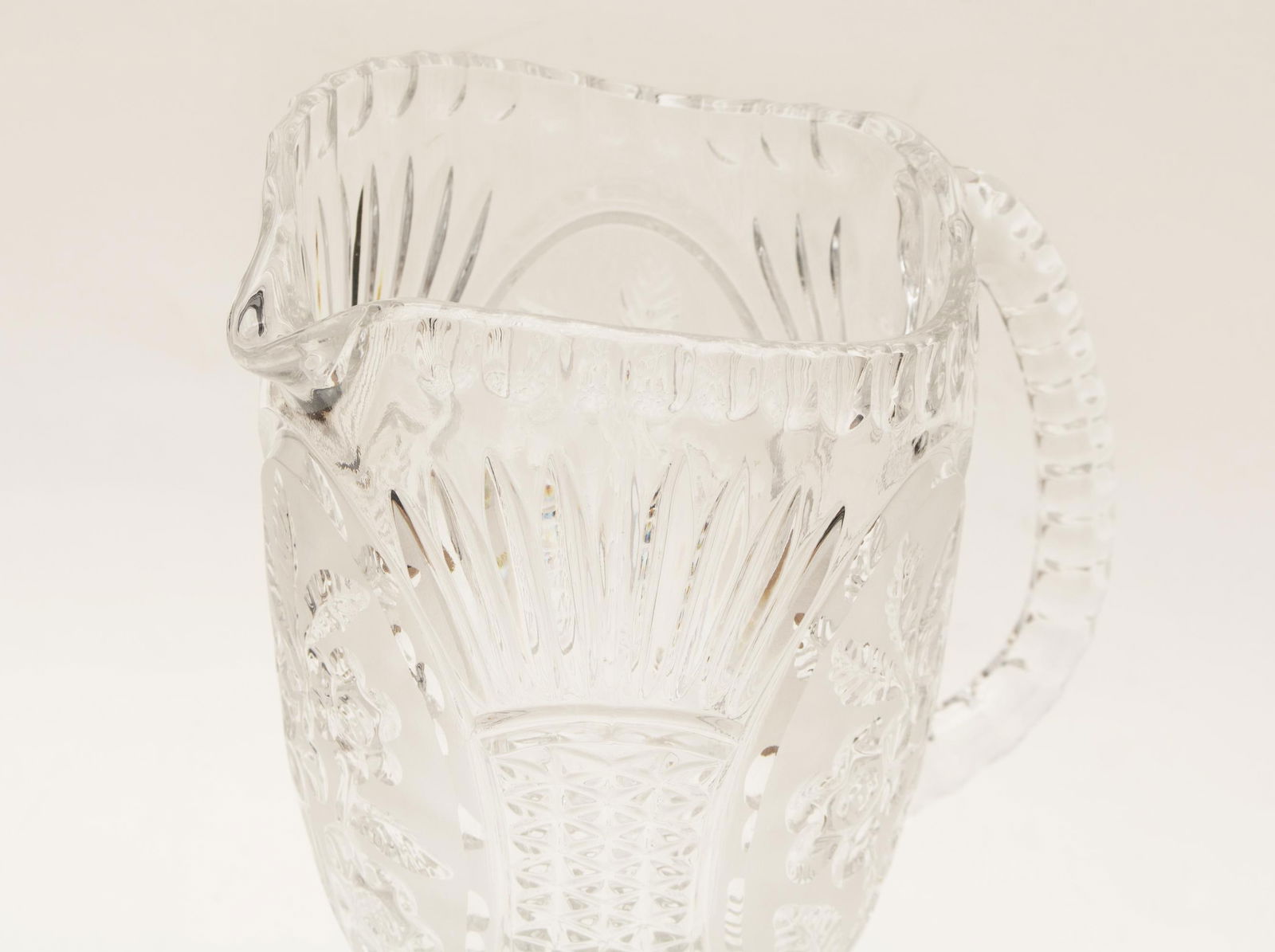 European Crystal Large Vase or Pitcher, 1970s - 9