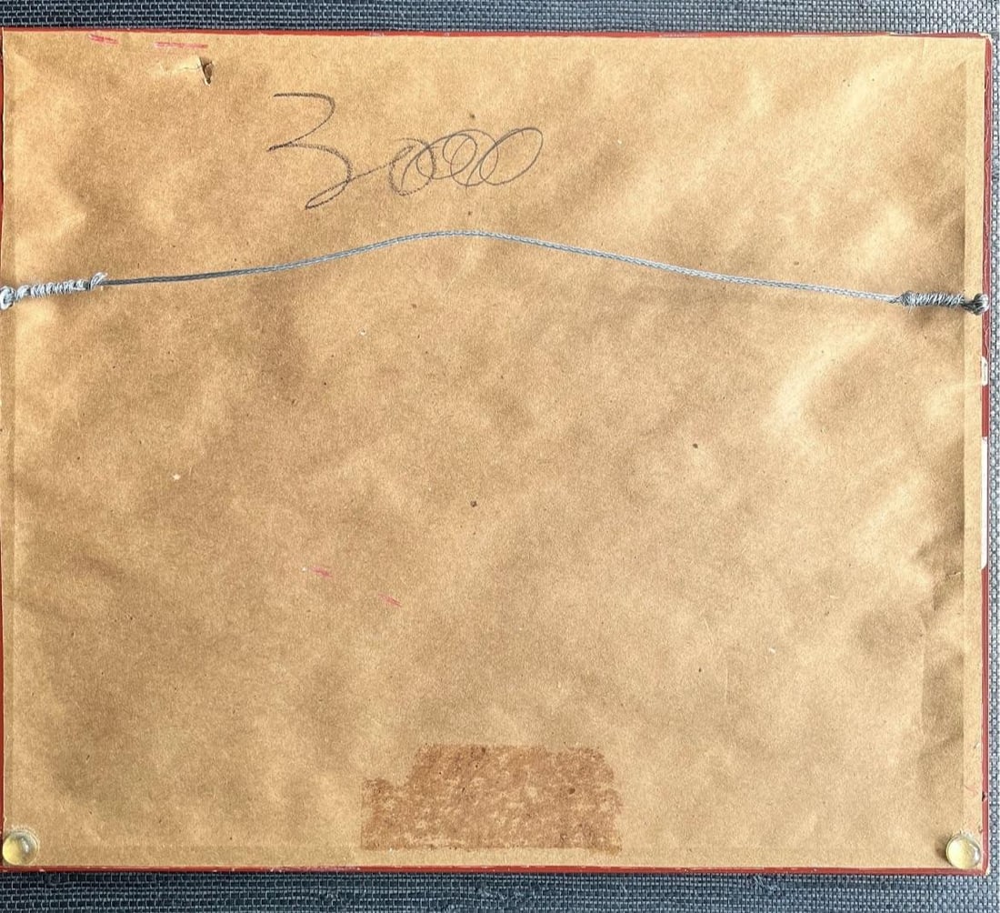 Vintage Victorian Courting Couples Framed Baxter Method Oil Print Engravings by Joseph Kronheim - Se - 12