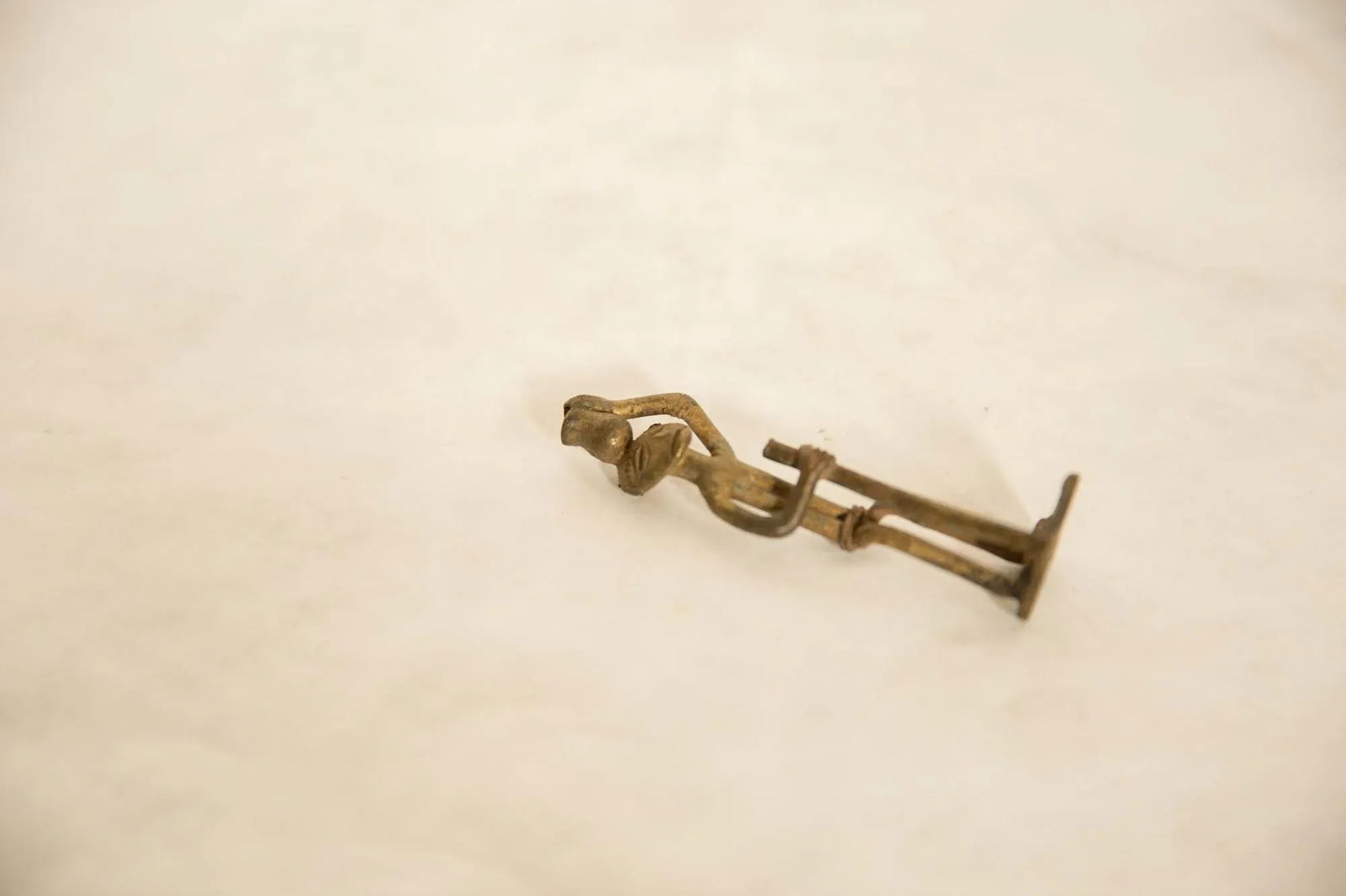 Vintage African Bronze Tribe Member - 2