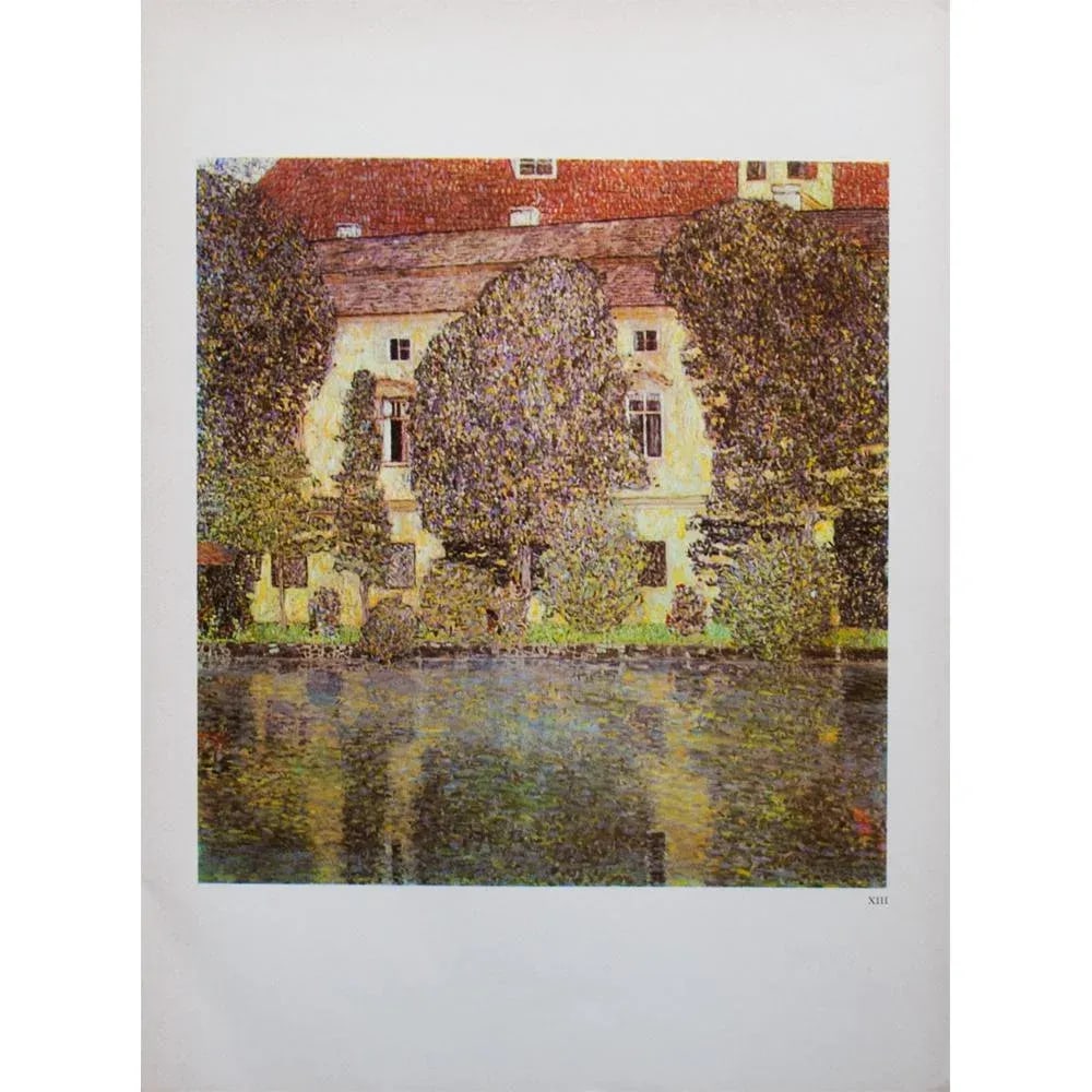 1964 After Gustav Klimt, "Portrait of Baroness Elisabeth Bachofen-Echt" Large Photogravure - 4