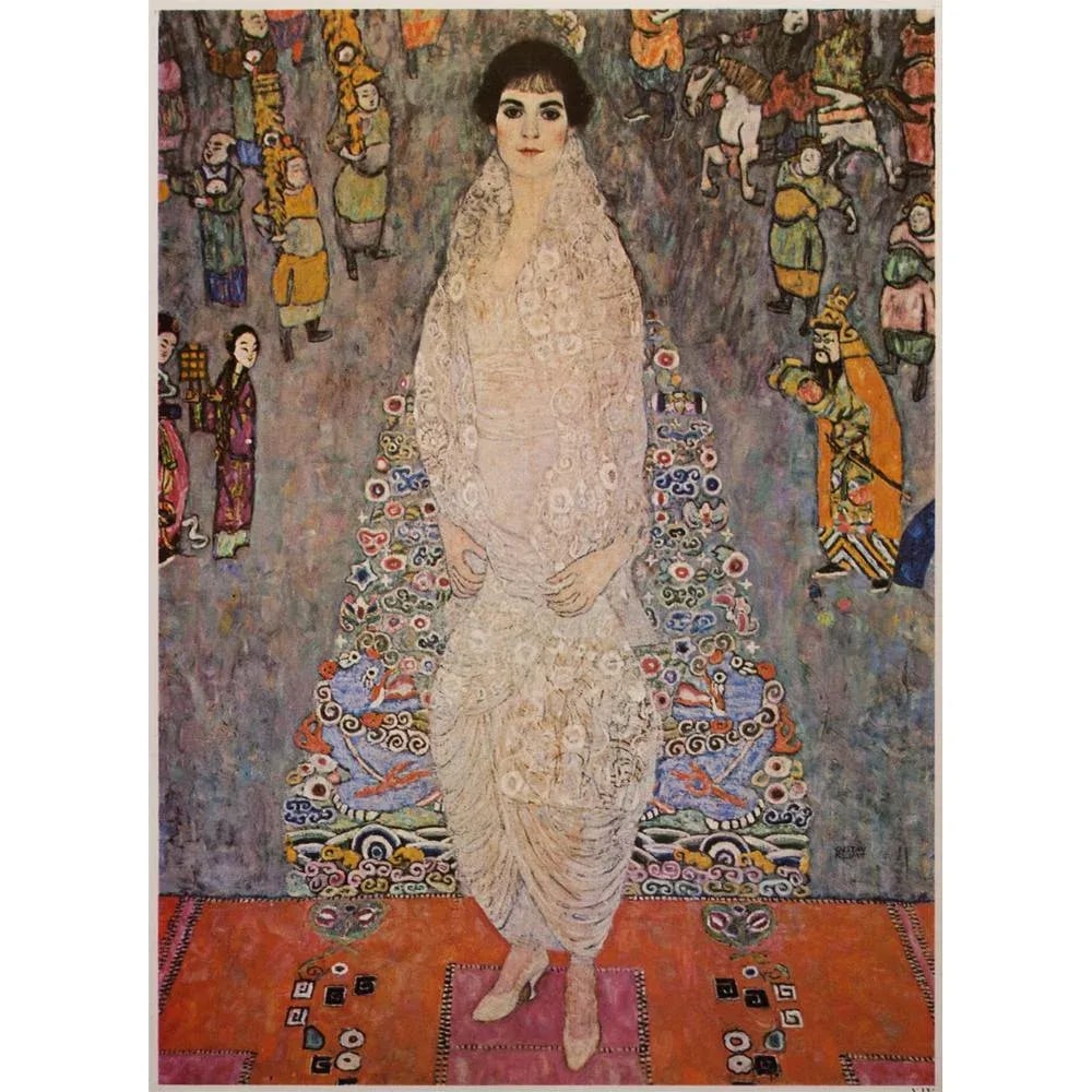 1964 After Gustav Klimt, "Portrait of Baroness Elisabeth Bachofen-Echt" Large Photogravure - 7