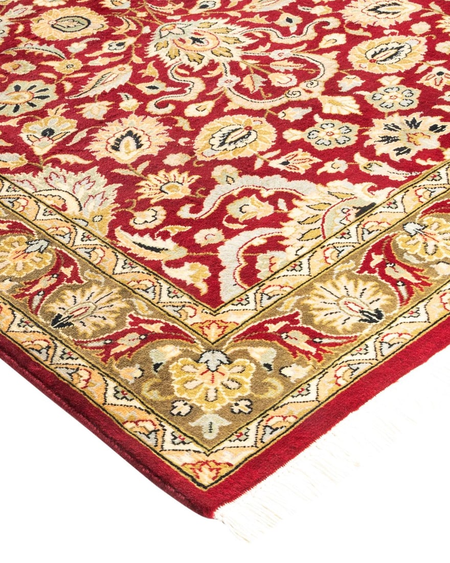 Mogul, One-of-a-Kind Hand-Knotted Area Rug - Red, 3' 1" x 5' 1" - 2