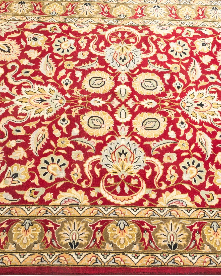 Mogul, One-of-a-Kind Hand-Knotted Area Rug - Red, 3' 1" x 5' 1" - 4