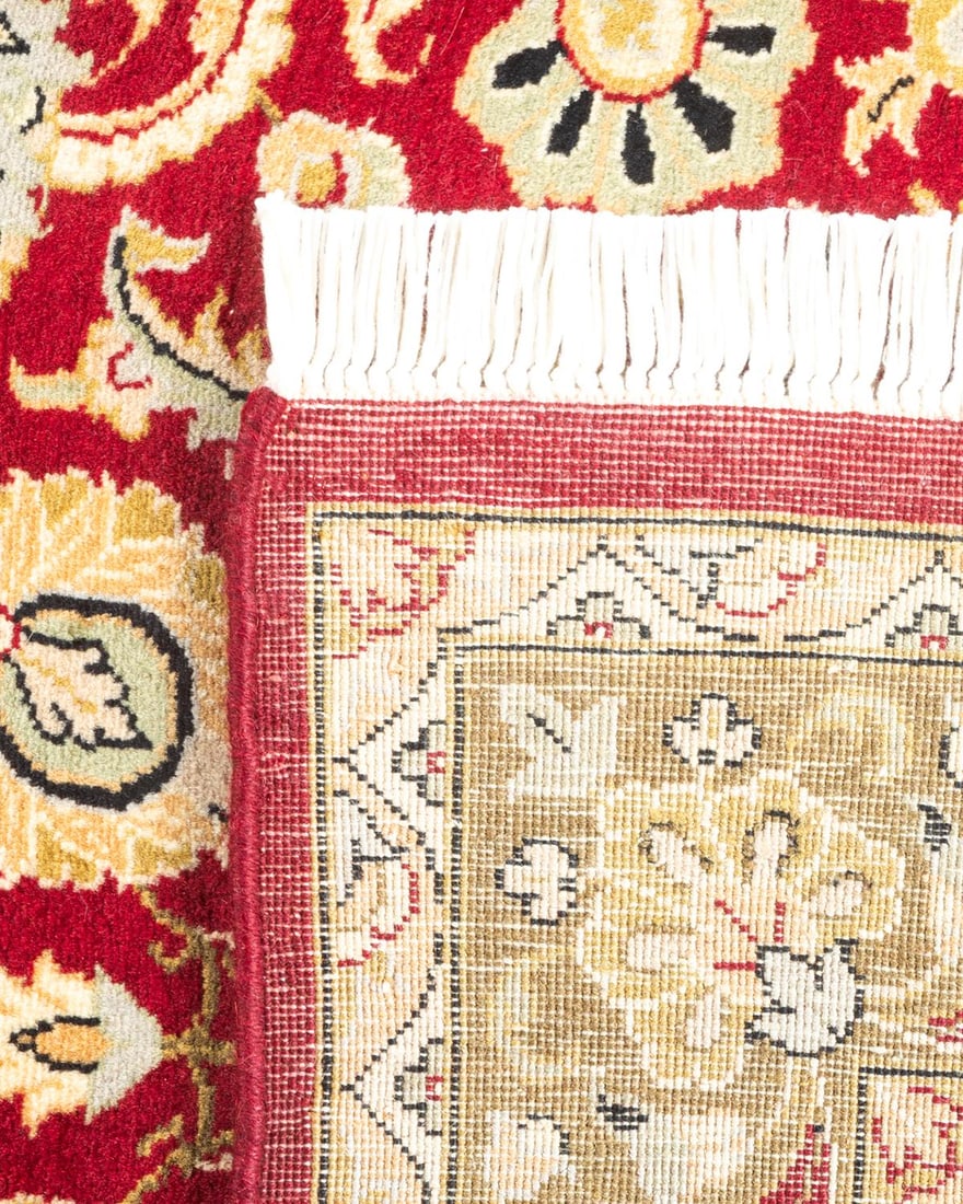 Mogul, One-of-a-Kind Hand-Knotted Area Rug - Red, 3' 1" x 5' 1" - 5