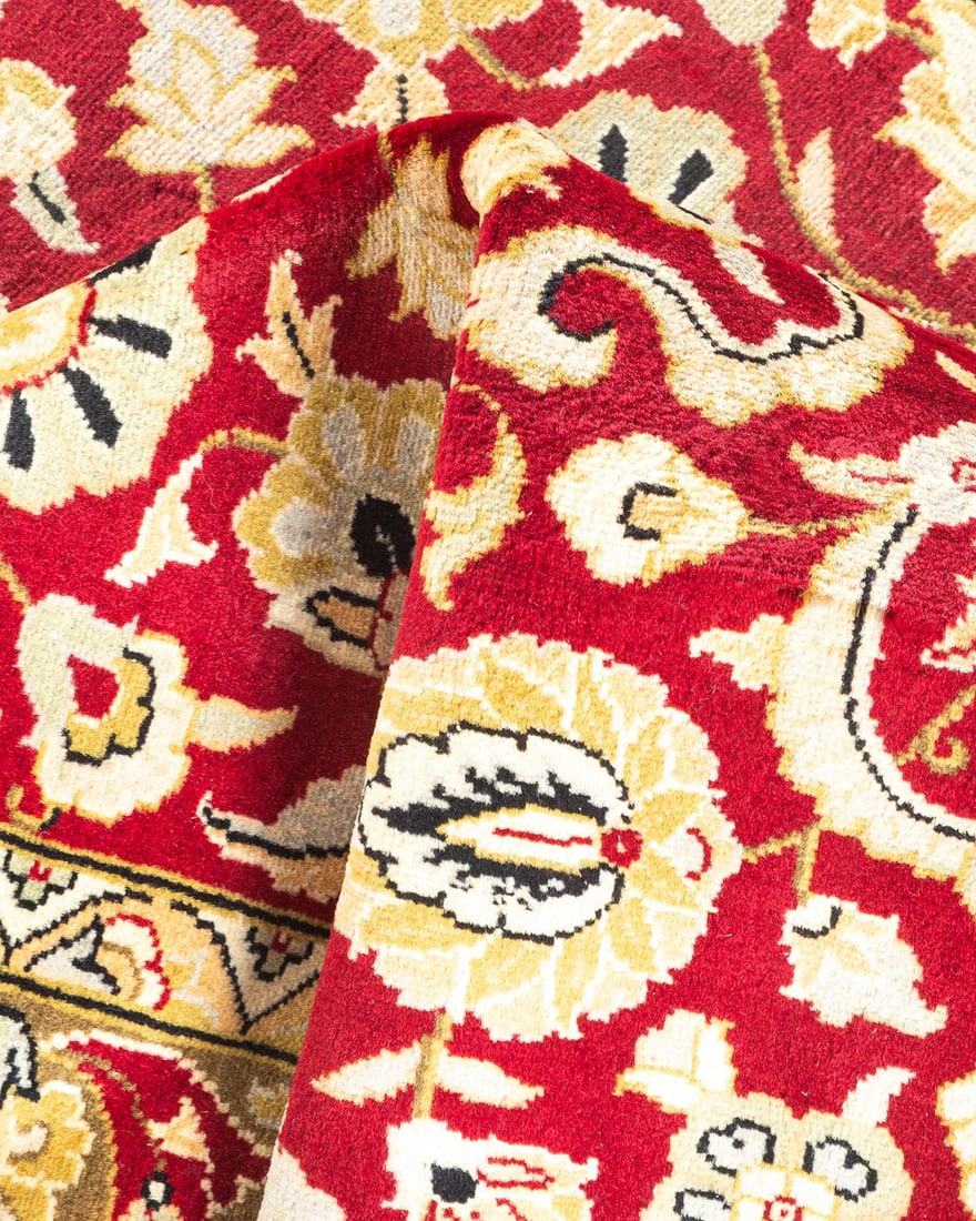 Mogul, One-of-a-Kind Hand-Knotted Area Rug - Red, 3' 1" x 5' 1" - 7