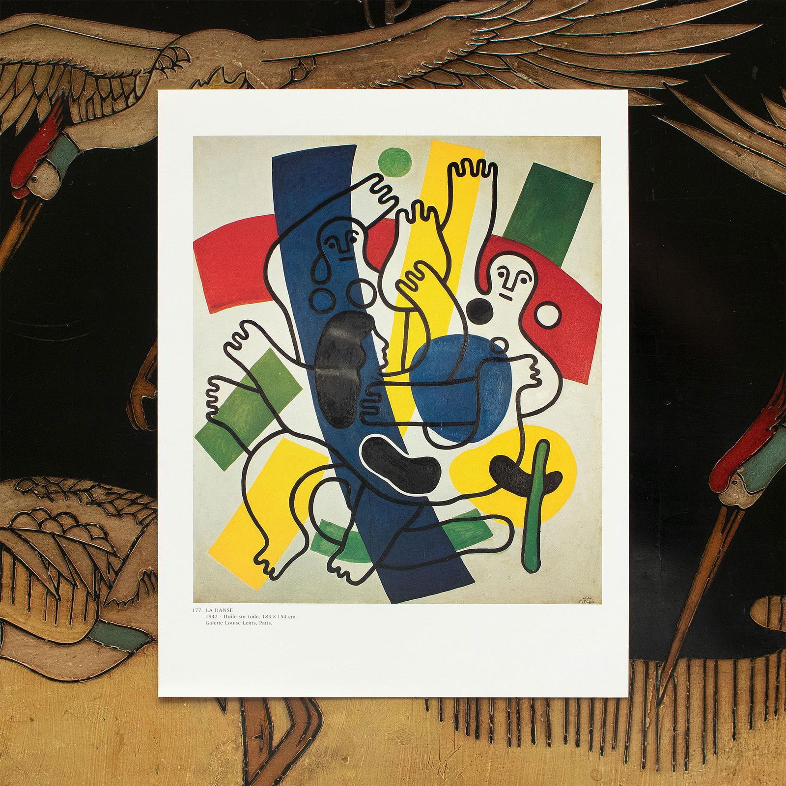 1990 After Fernand Leger "Dance", Full-Color Parisian Print - 6