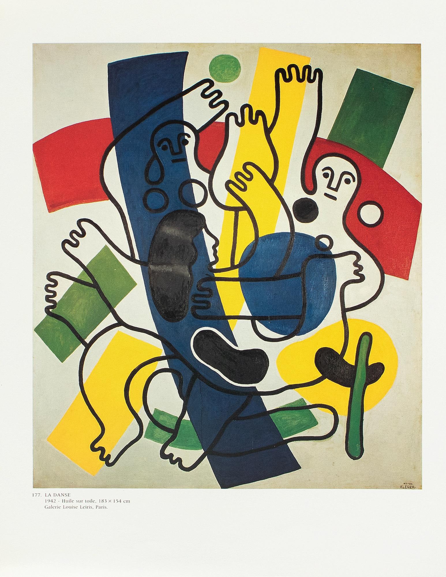 1990 After Fernand Leger "Dance", Full-Color Parisian Print - 7
