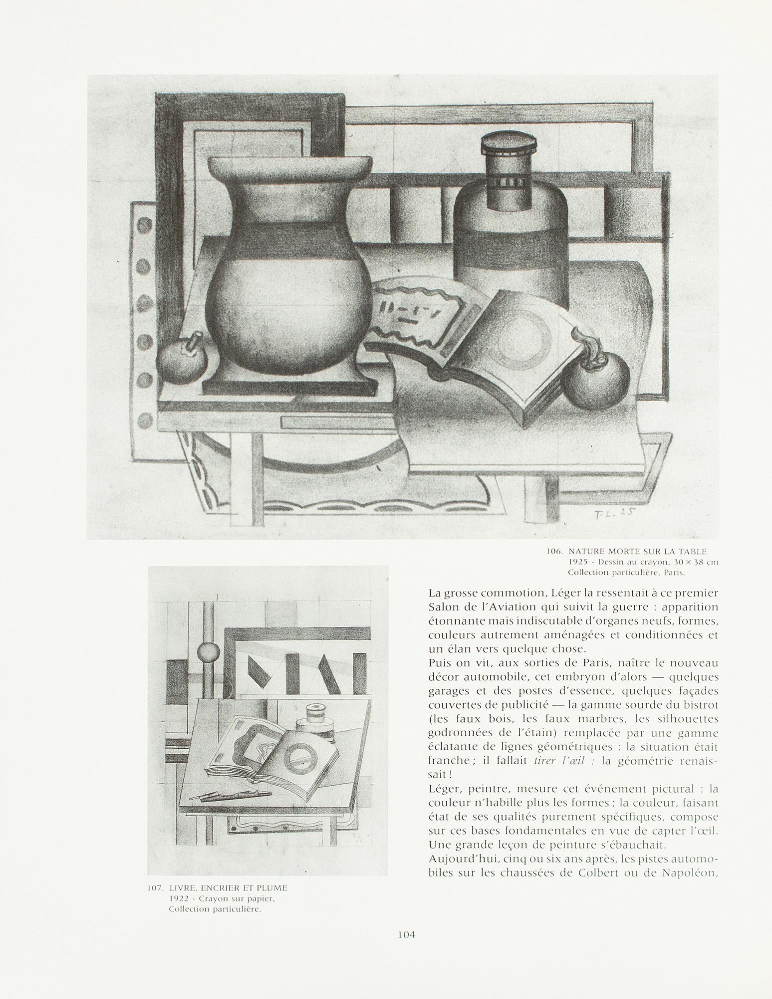 1990 After Fernand Leger "Still Life (1924)", Full-Color Parisian Print - 5