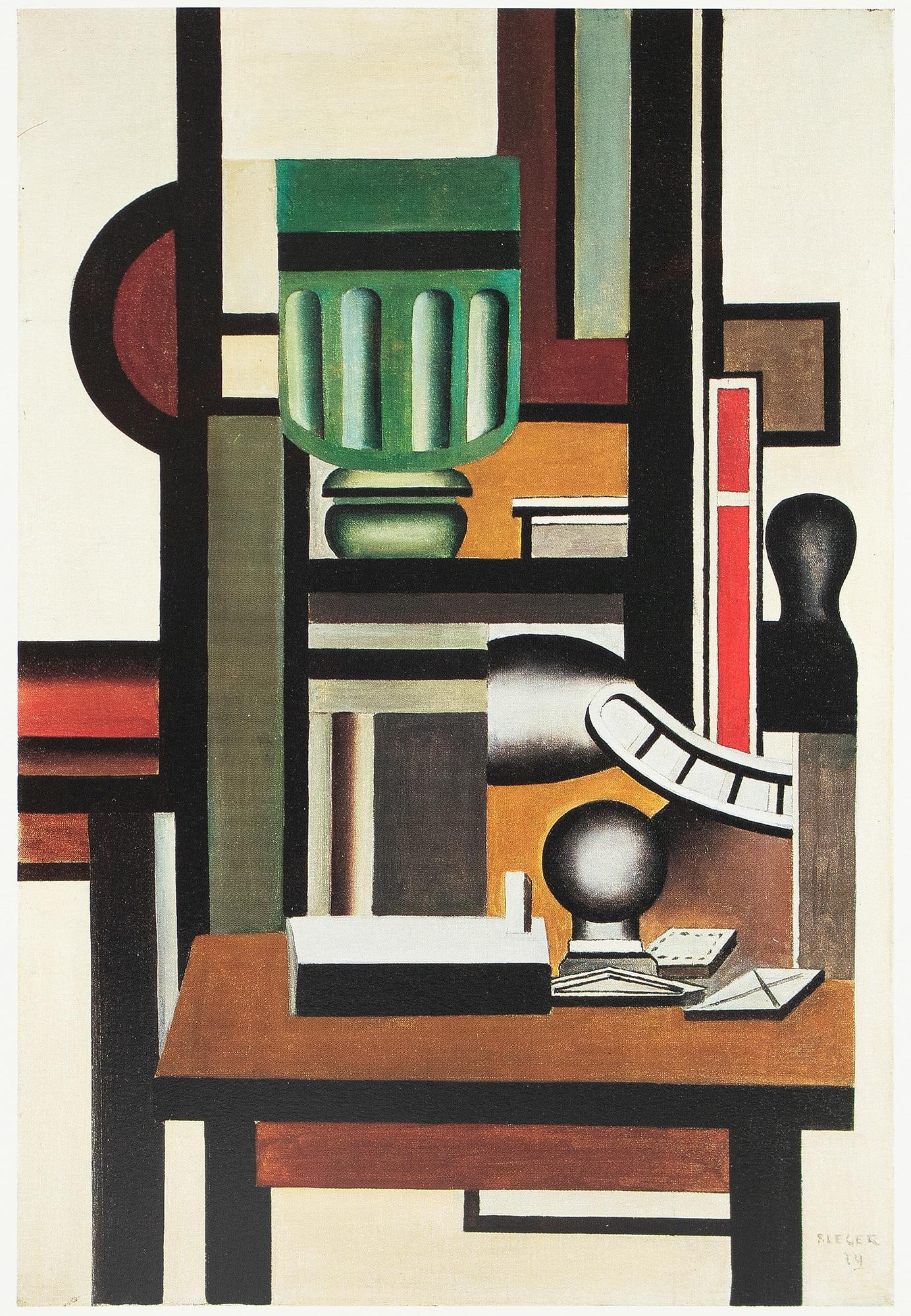 1990 After Fernand Leger "Still Life (1924)", Full-Color Parisian Print - 8