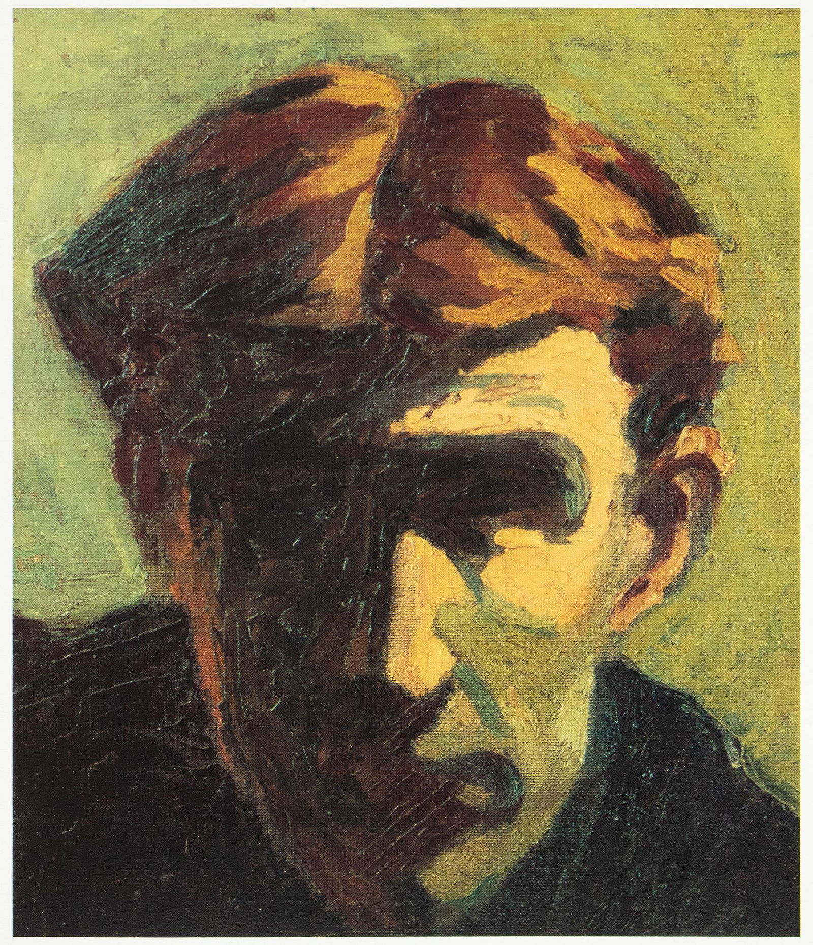 1990 After Fernand Leger "Self-Portrait", Full-Color Parisian Print - 2