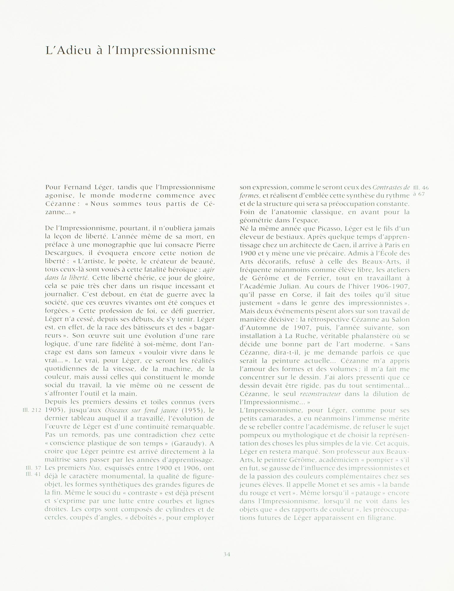 1990 After Fernand Leger "Self-Portrait", Full-Color Parisian Print - 5