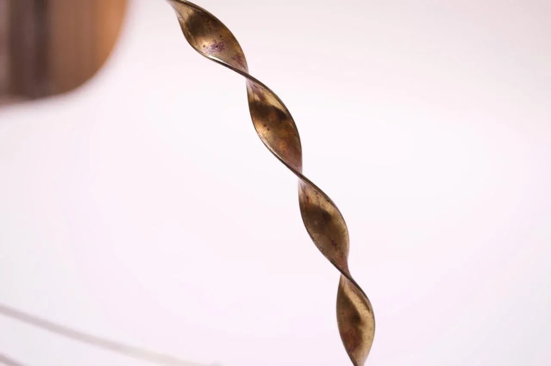 Mid-Century Modern Brass Decorative Basket - 6