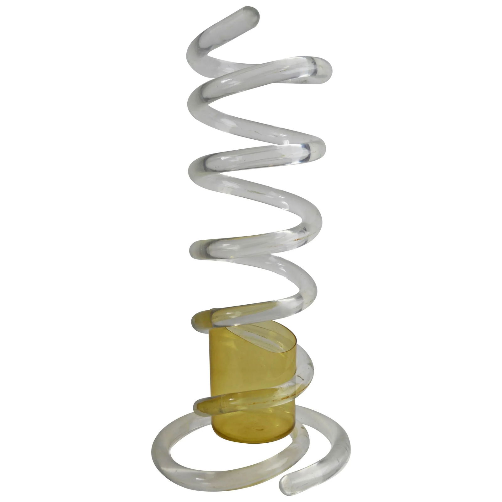 Lucite Coil Umbrella Stand Attributed to Dorothy Thorpe - 5