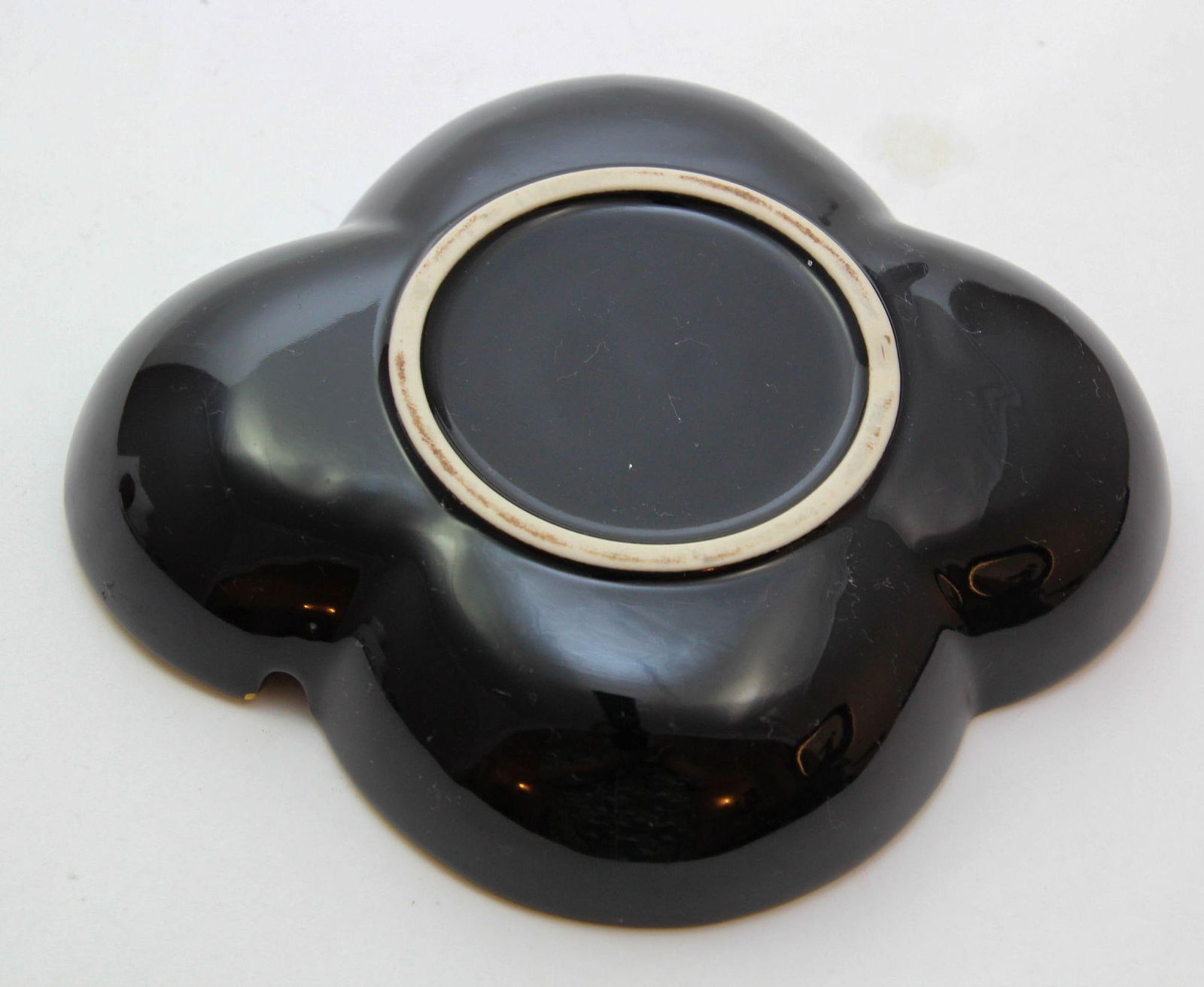 Collectible Shanghai Hilton Porcelain Cigar Ashtray Dish 1980s - 4