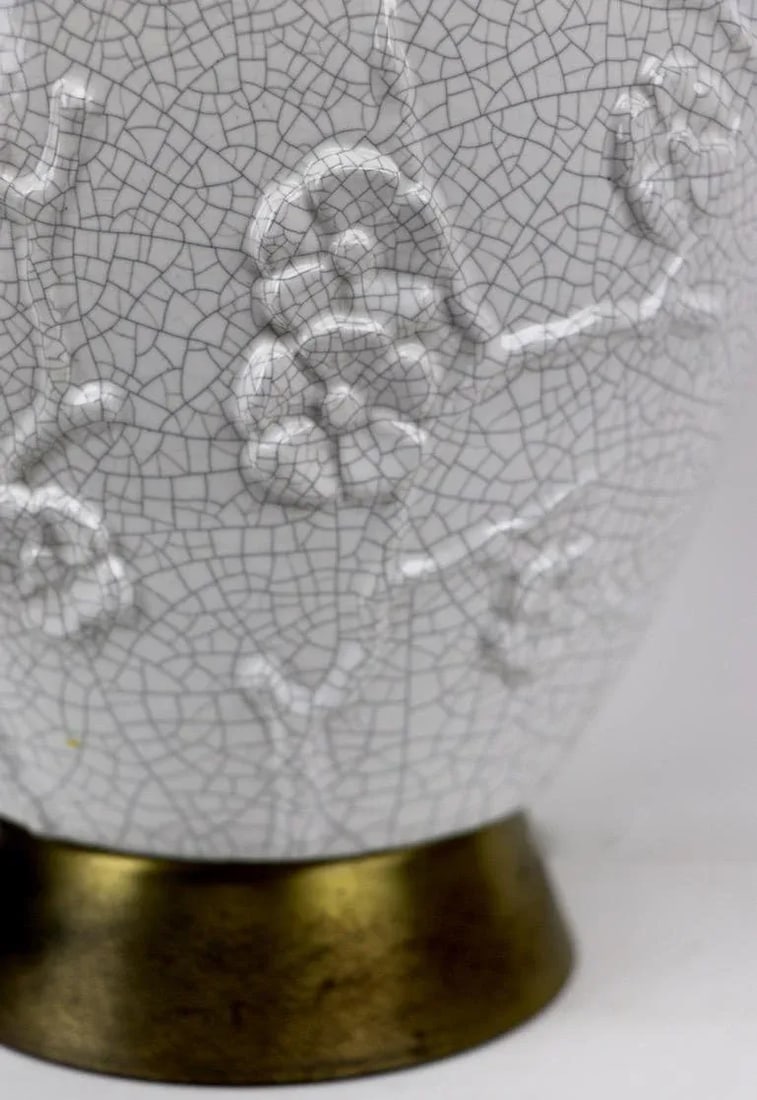 Craquelure Glaze Chinese Style Table Lamp - 11