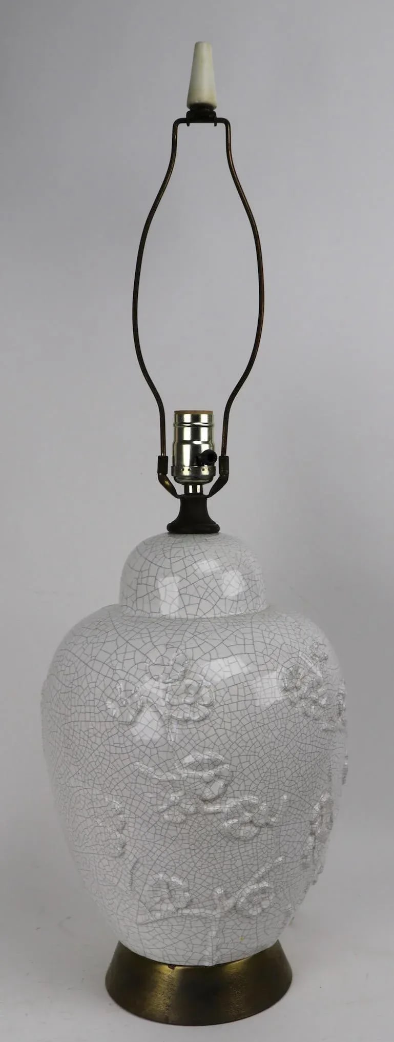 Craquelure Glaze Chinese Style Table Lamp - 7