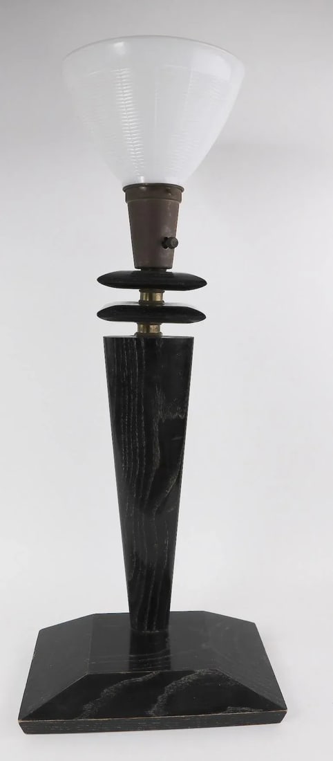 Cerused Table Lamp After Heifetz - 2