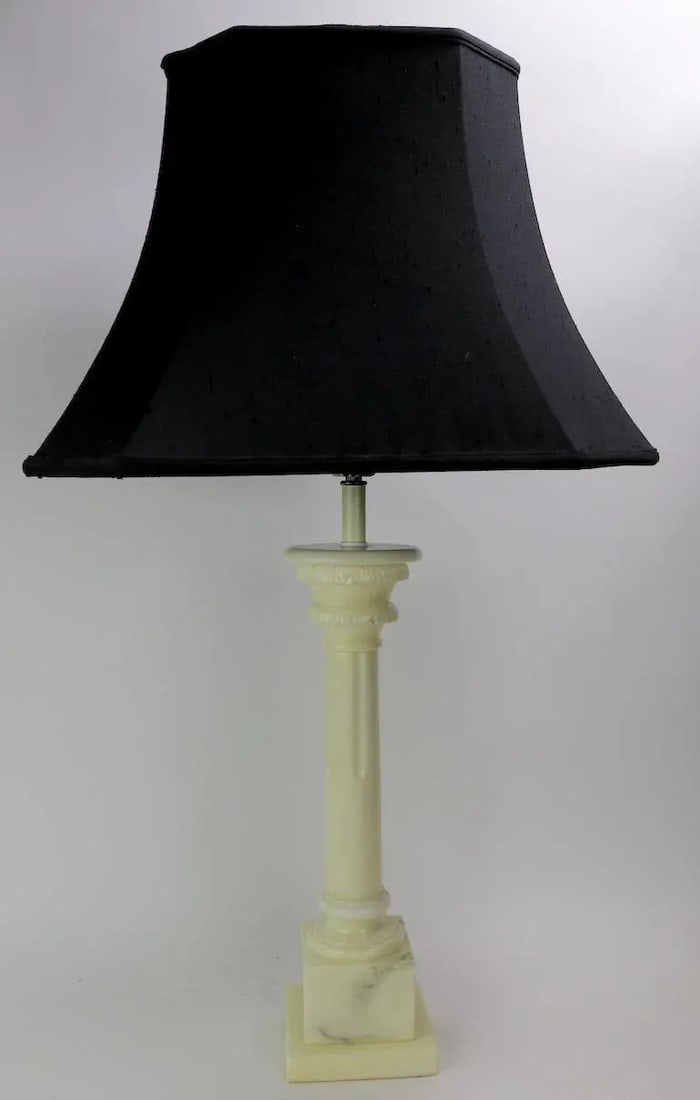 Classical Marble Column Table Lamp - 10