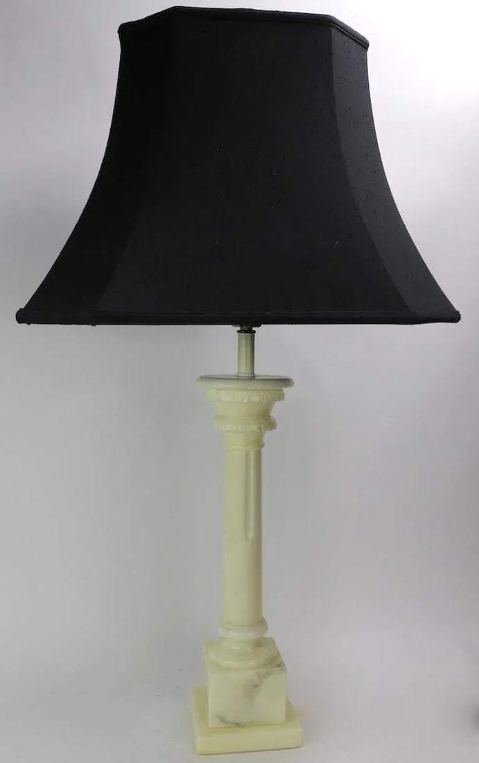 Classical Marble Column Table Lamp - 11