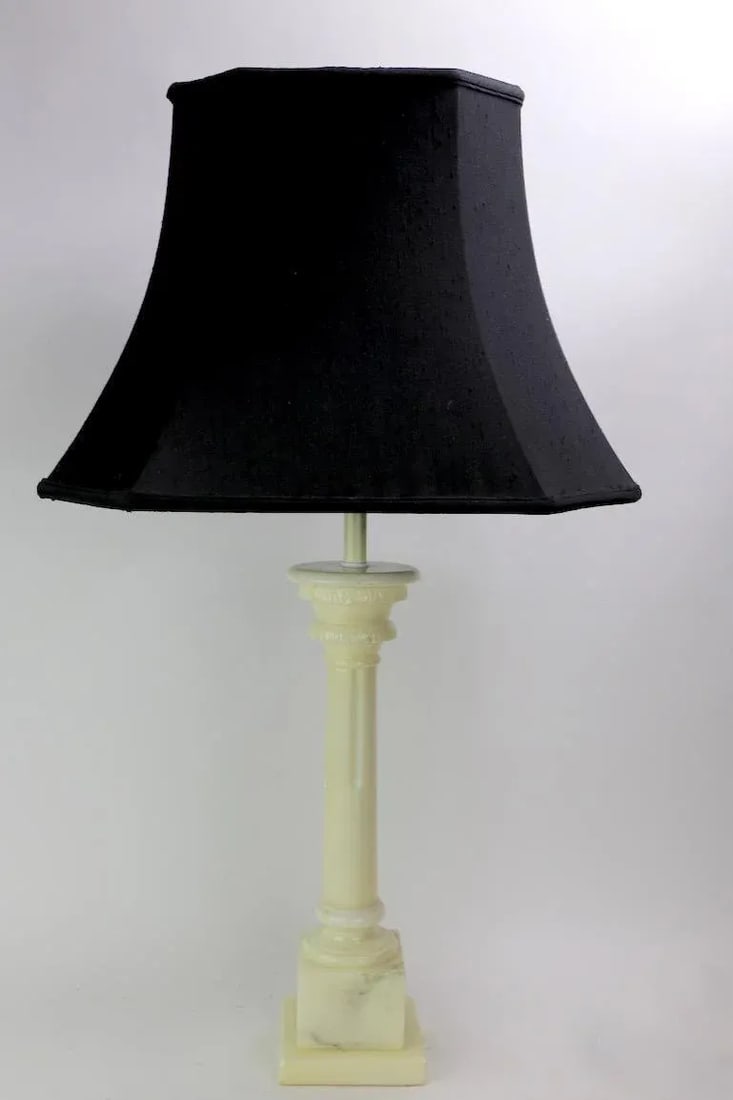 Classical Marble Column Table Lamp - 2