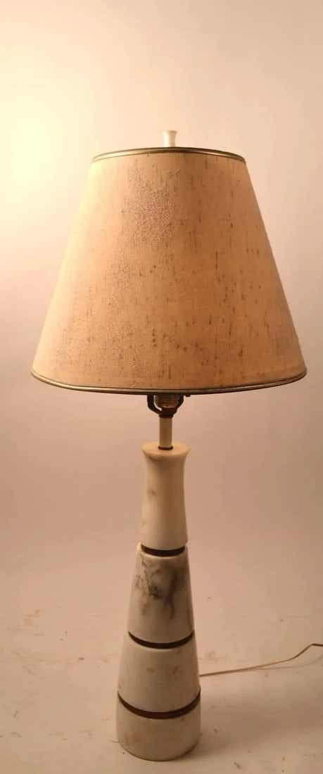 Modernist Italian Marble Lamp - 2
