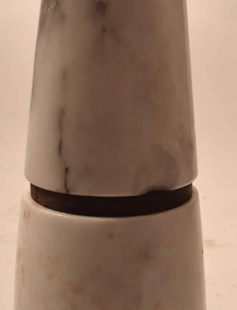 Modernist Italian Marble Lamp - 5
