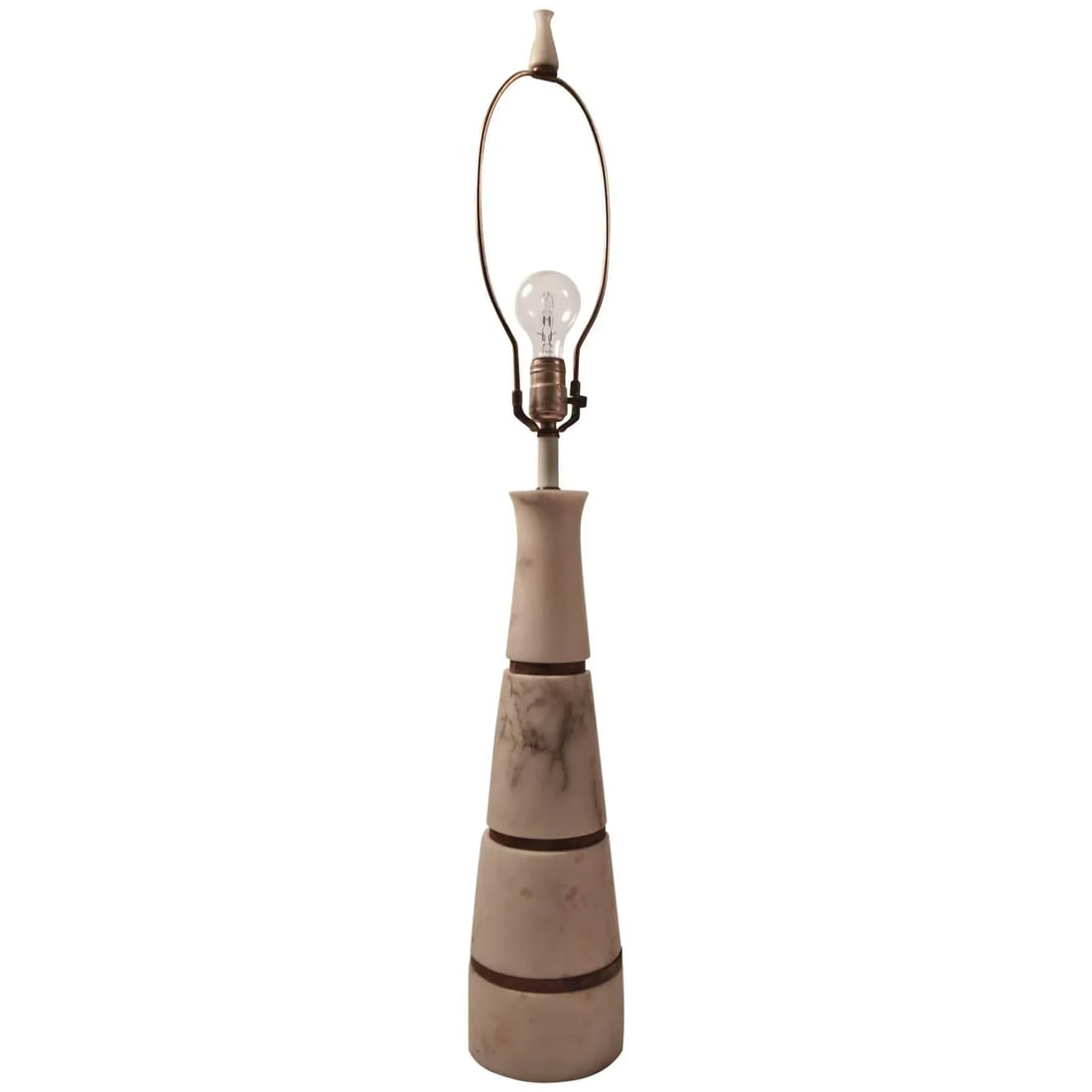 Modernist Italian Marble Lamp - 9