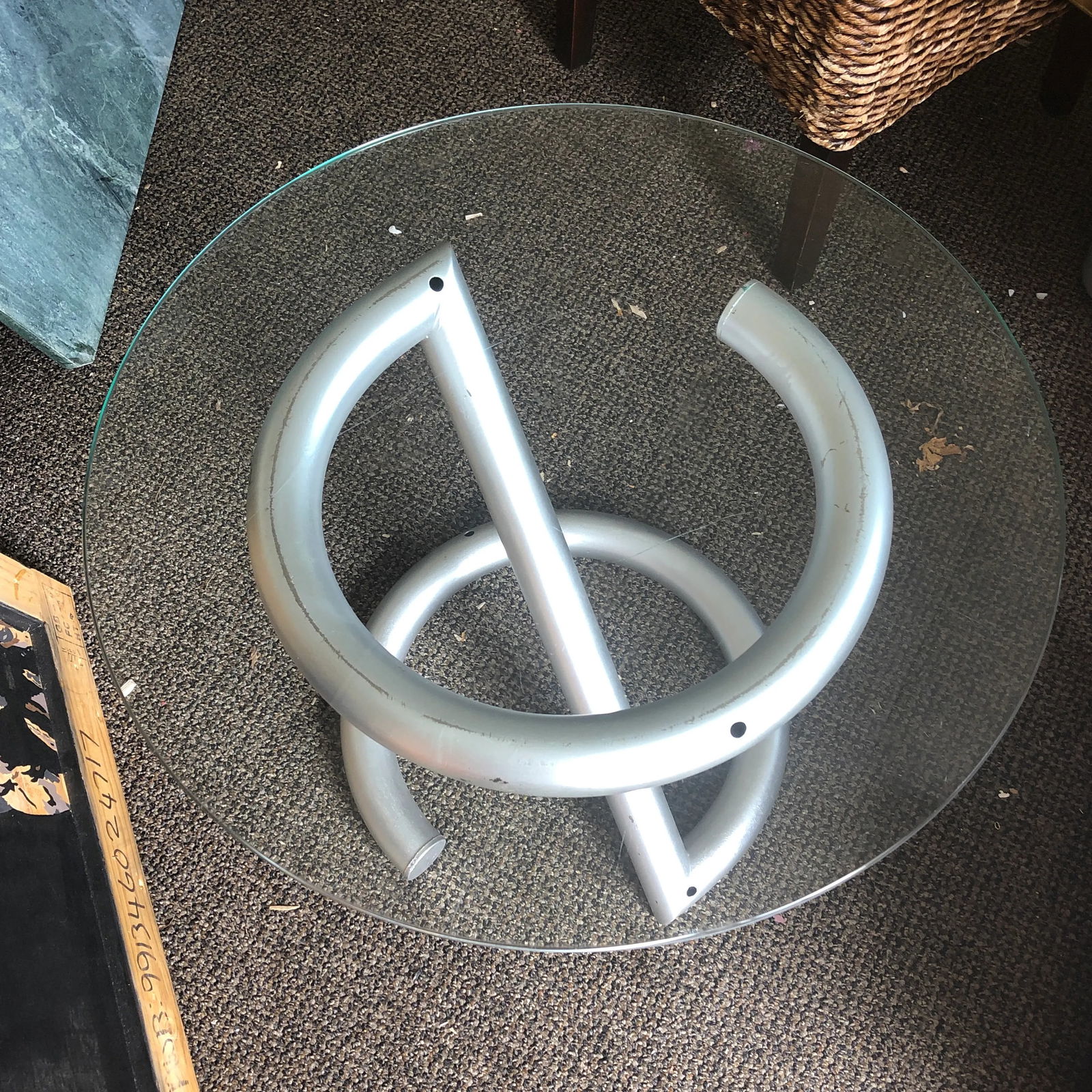 1980s Contemporary Chrome Side Table - 5