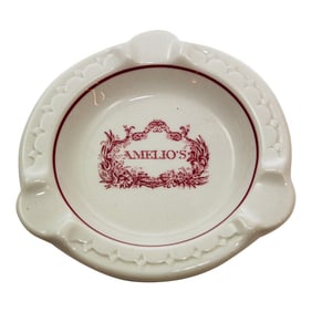 Amelios San Francisco Ashtray Collectible Porcelain Dish 1950s
